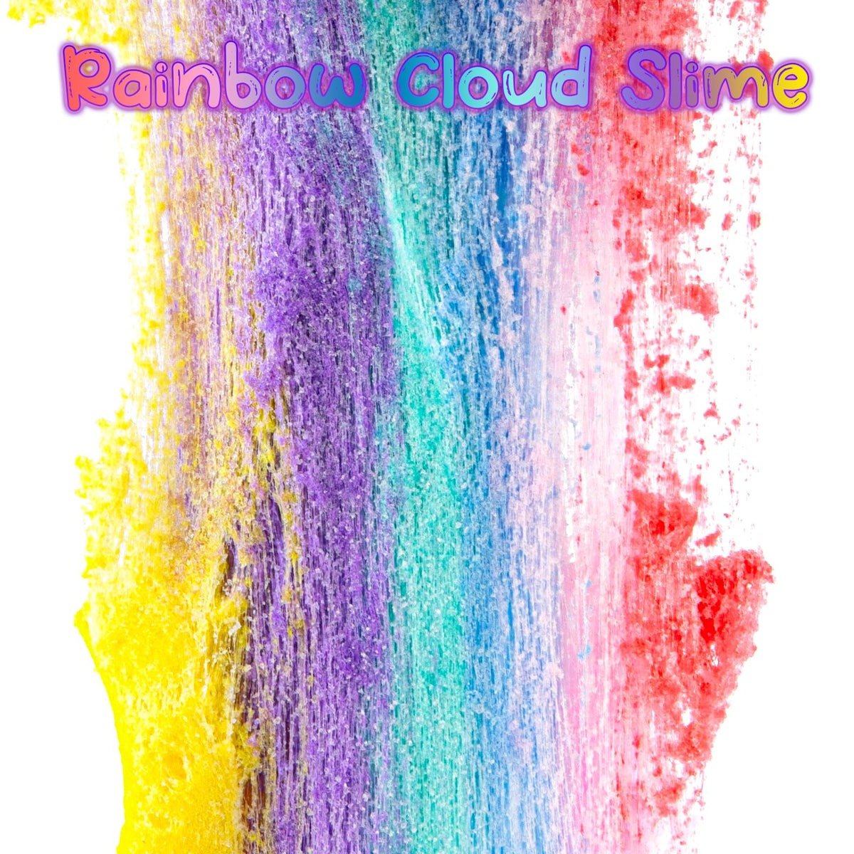 Rainbow Cloud Slime – Super Soft, Non-Sticky Premade Party Favors | Okaybee