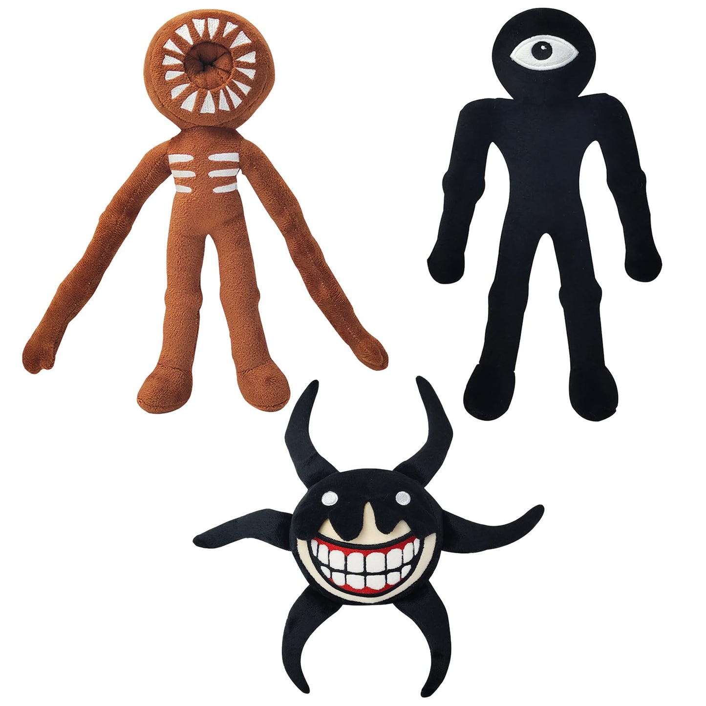 okegztoa 3PCS Doors Plush Set | Horror Figure Plush Toys for Fans & Kids