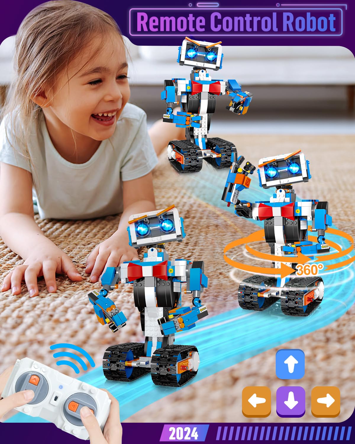 okk STEM Robot Toys for Kids 8-12 | Build, Code, and Control with App & Remote