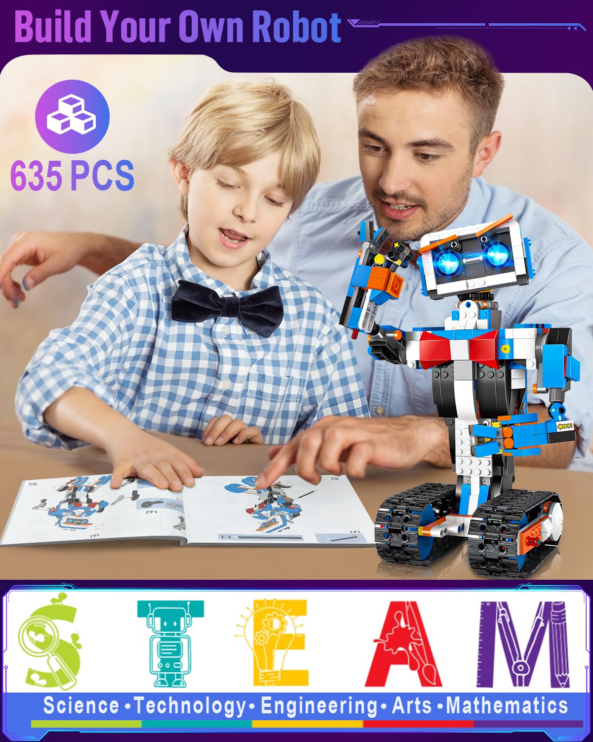 okk STEM Robot Toys for Kids 8-12 | Build, Code, and Control with App & Remote