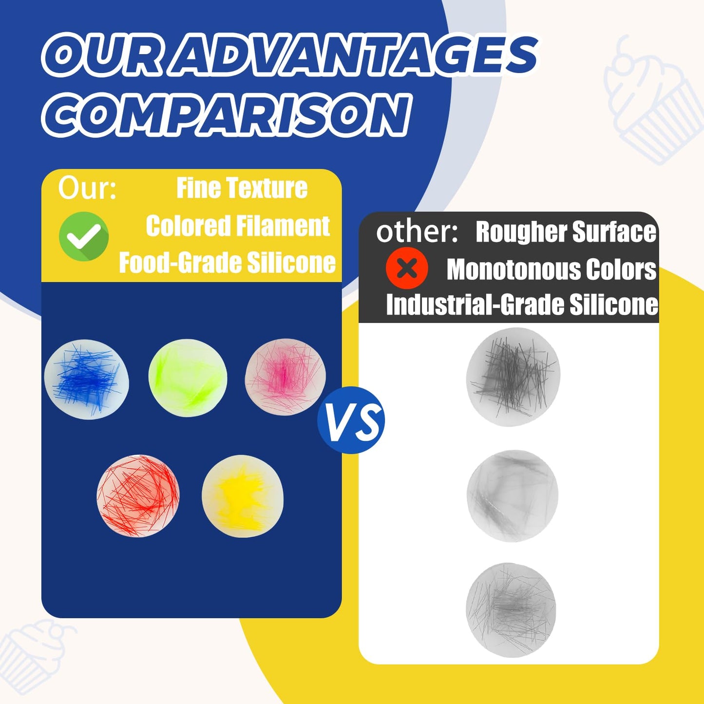 Okueejur 5 Packs Skin Picking Fidget Pads with Tweezer – Silicone Anxiety Fidget for Adults