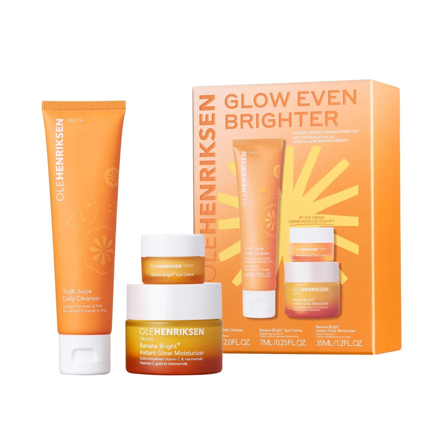 Ole Henriksen Glow Even Brighter Banana Bright Makeup Prep Set