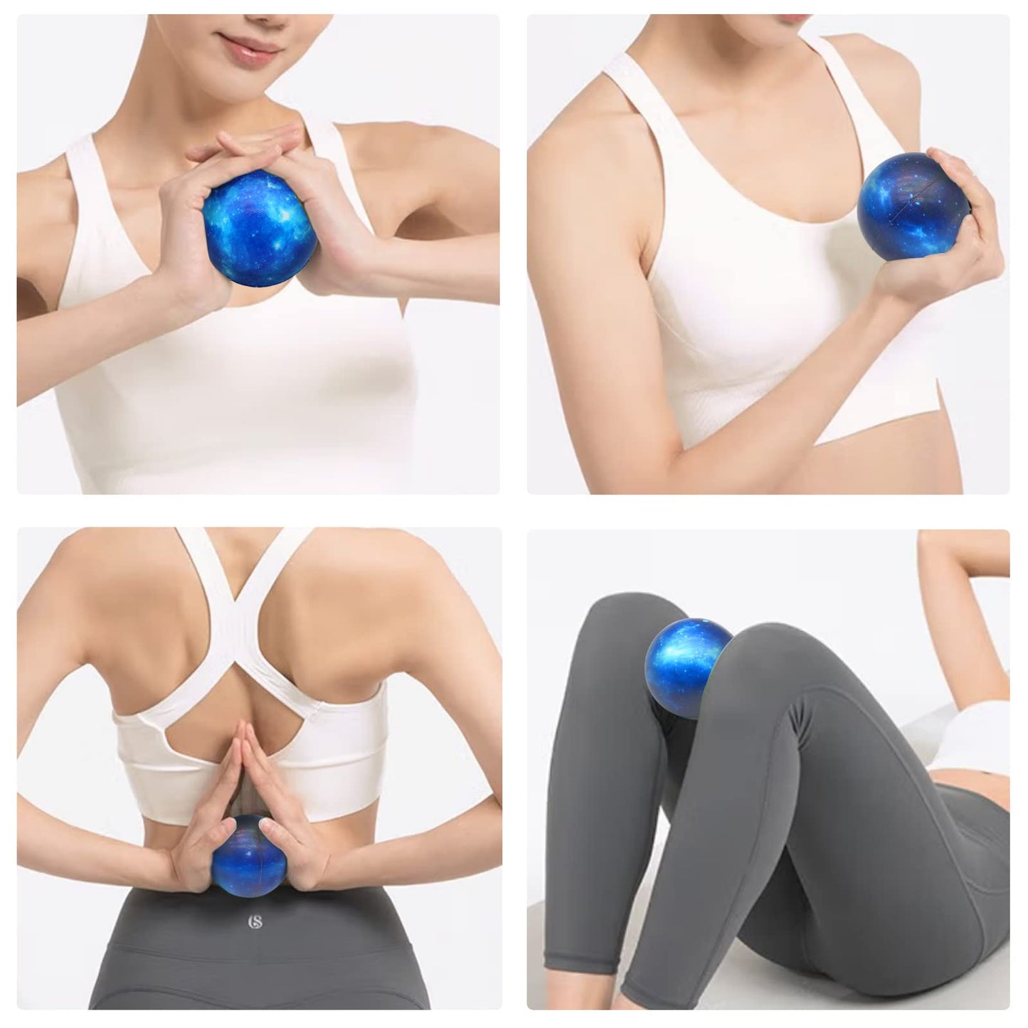 Oleitodh Galaxy Stress Balls Bulk — 60 Pack, 2.5-Inch Space Squeeze Fidget Toys