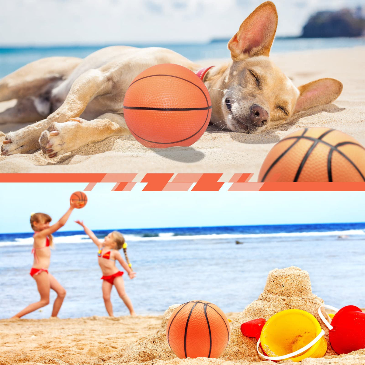 Oleitodh 30Pcs 7-Inch Mini Basketballs Bulk Set with Pump – Versatile PVC Balls for Indoor/Outdoor Play
