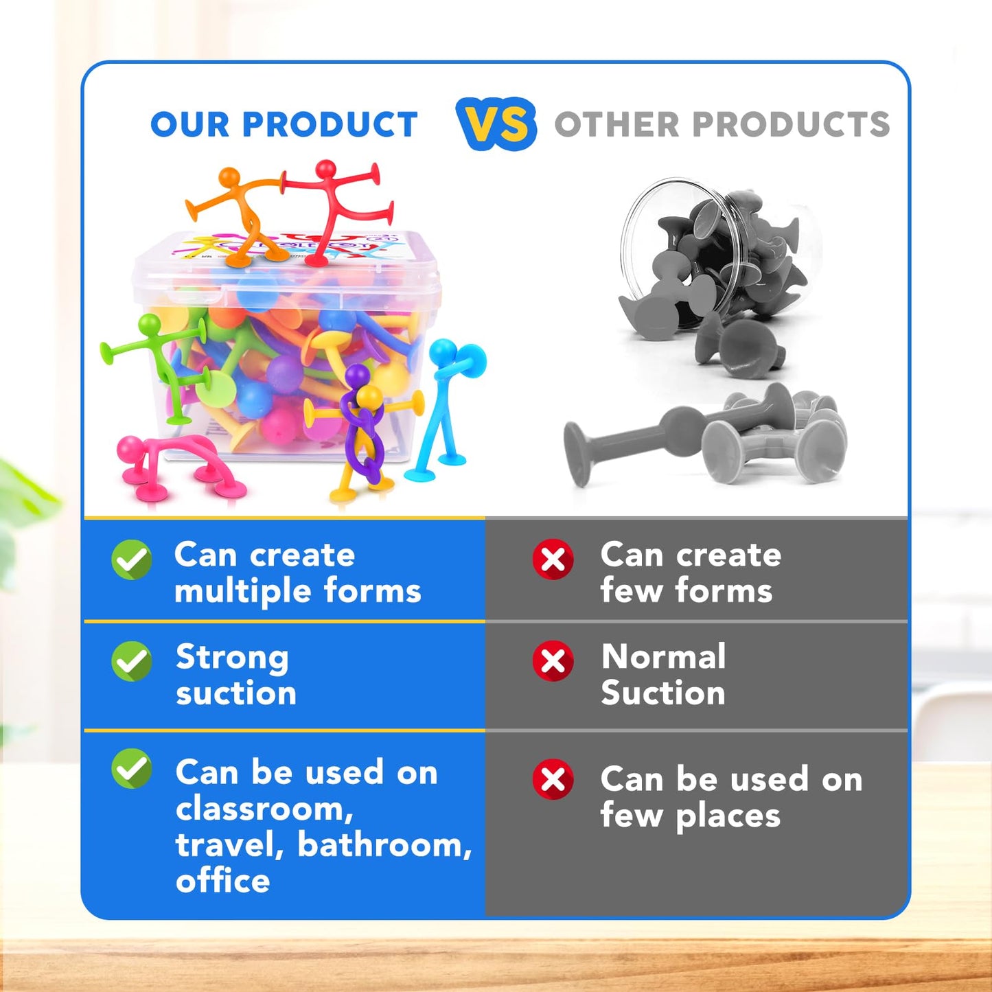 OleOletOy Suction Fidget Toys – 21-Pack Bath & Classroom Prizes for Sensory Play