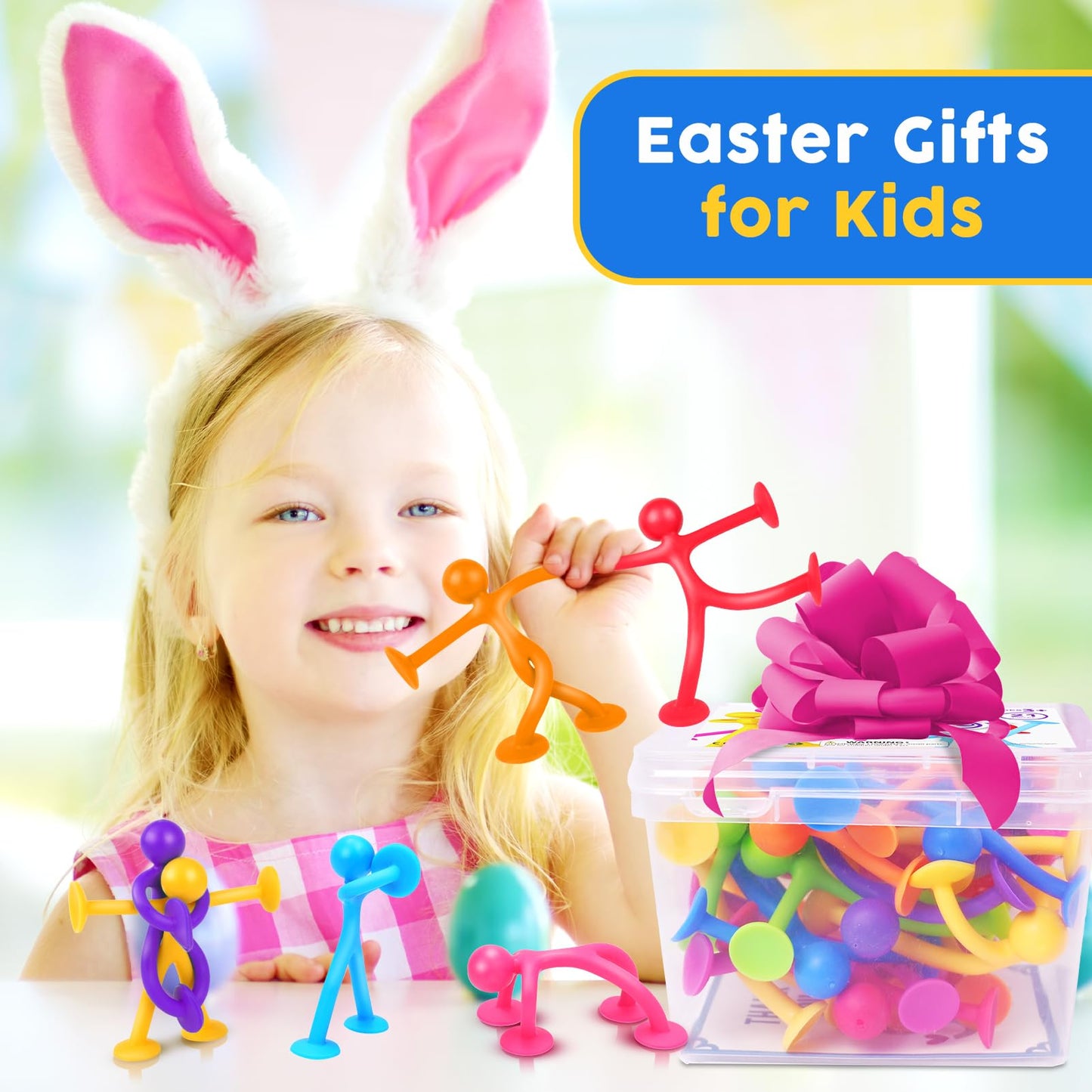 OleOletOy Suction Fidget Toys – 21-Pack Bath & Classroom Prizes for Sensory Play
