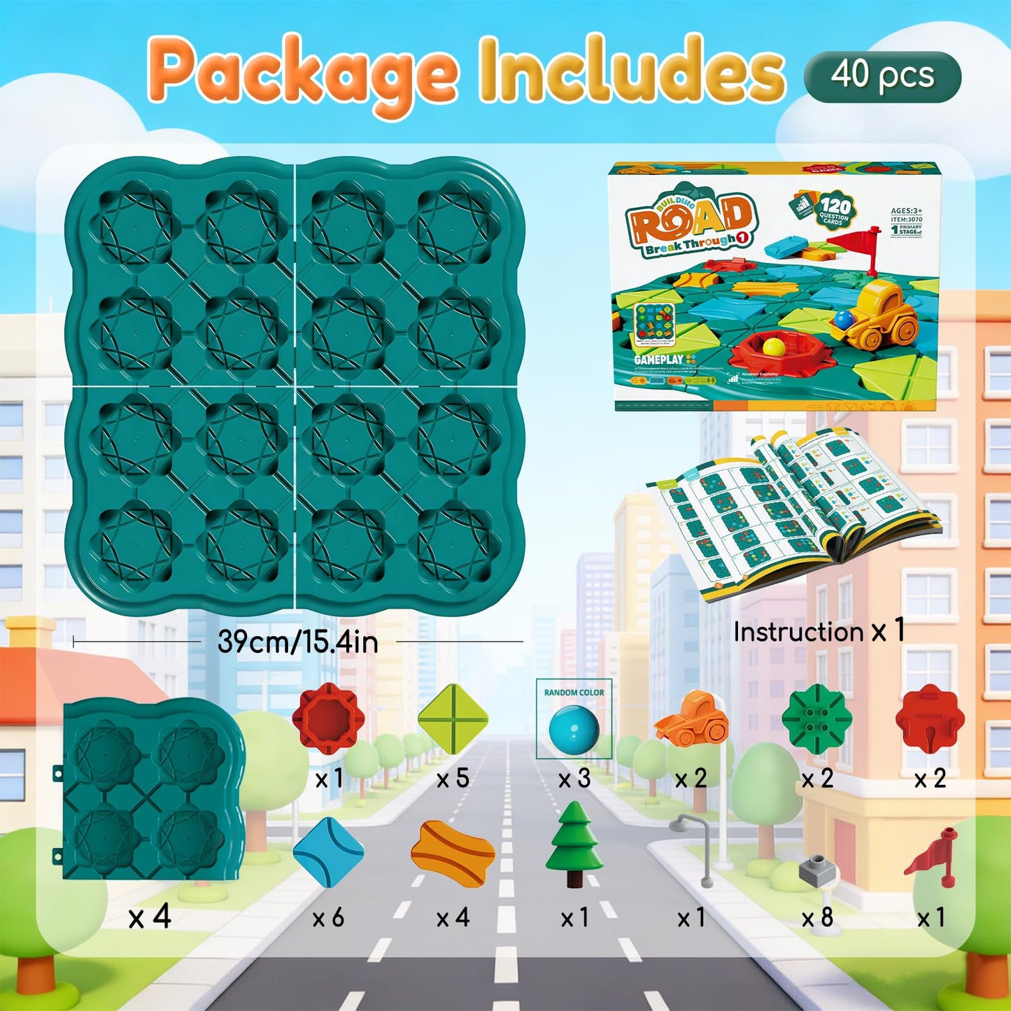Olfrid STEM Board Games for Kids | Logic Maze Puzzles & Track Building (Ages 3–8)