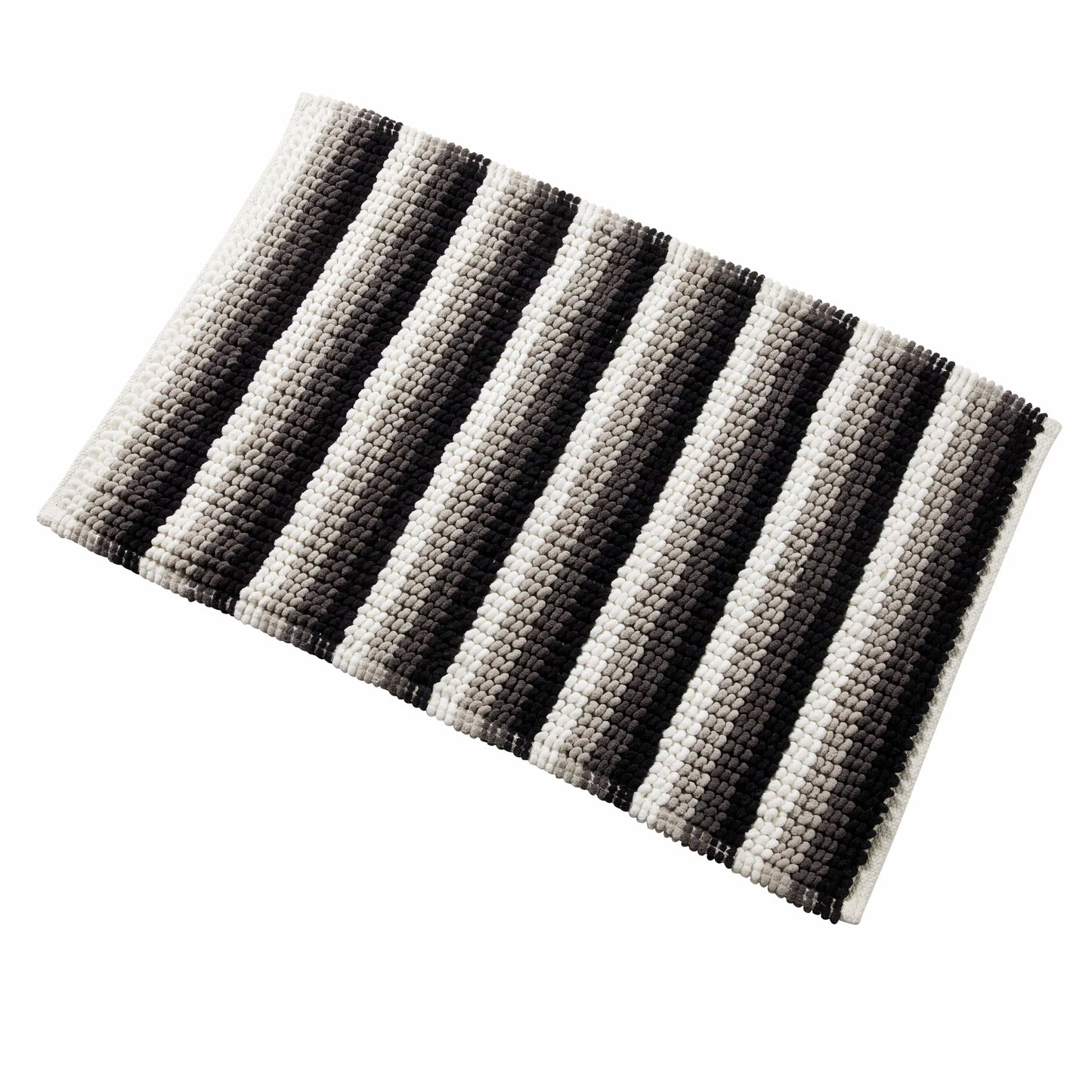 OLIVIA ROCCO Padstow Stripe Bathmat 50 x 80 cm Quick-Drying Anti-Slip Absorbent Durable