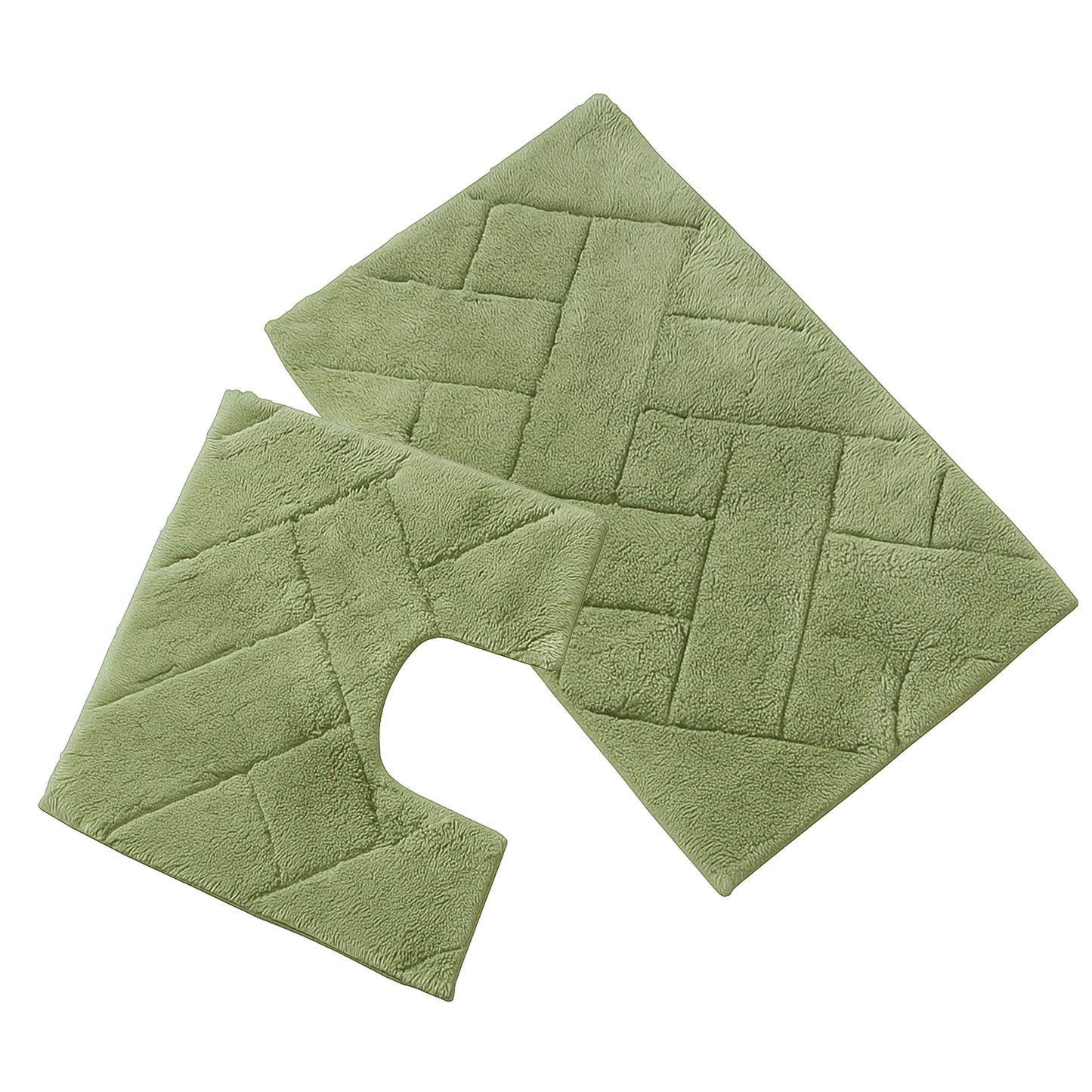 OLIVIA ROCCO Bali Bath Mat And Pedestal Set Luxurious Super Absorbent Easy Care Non Slip