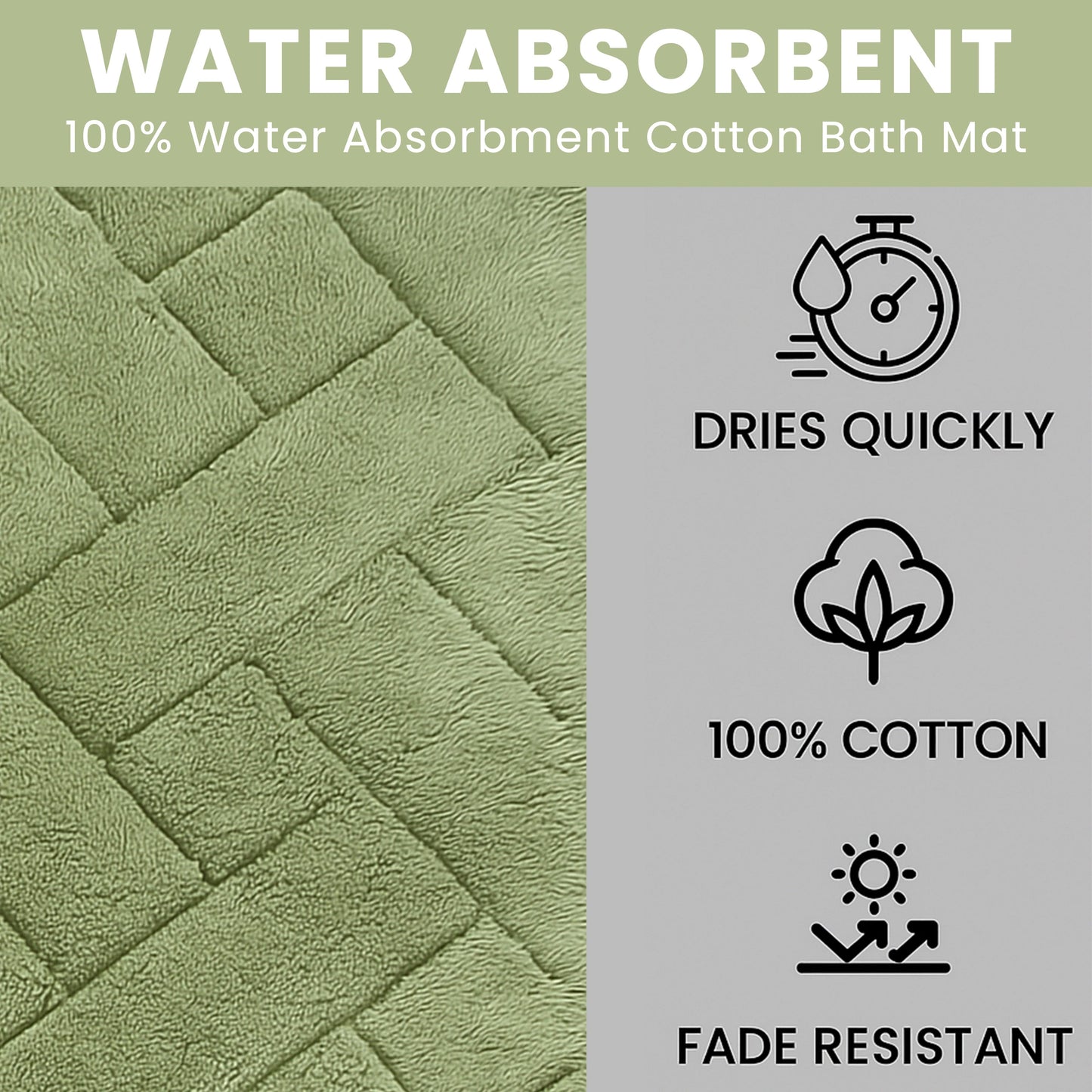OLIVIA ROCCO Bali Bath Mat And Pedestal Set Luxurious Super Absorbent Easy Care Non Slip