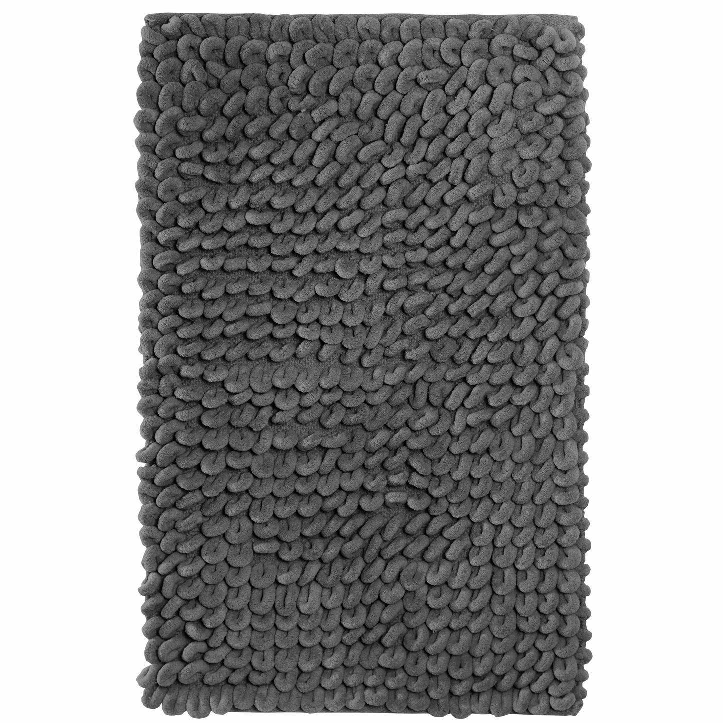OLIVIA ROCCO Jumbo Loop Bath Mat Non Slip Water Absorbent Rug Easy-Care Hotel-Quality Textile