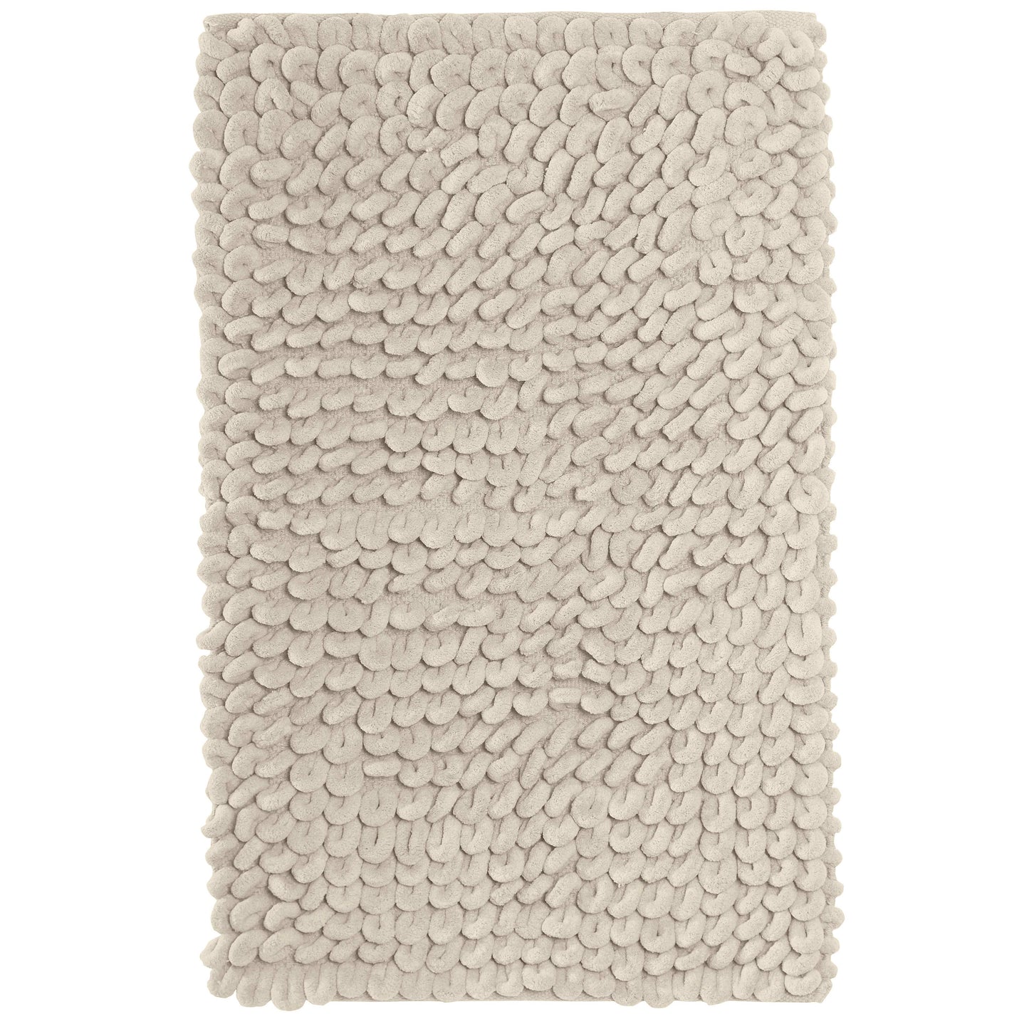 OLIVIA ROCCO Jumbo Loop Bath Mat Non Slip Water Absorbent Rug Easy-Care Hotel-Quality Textile