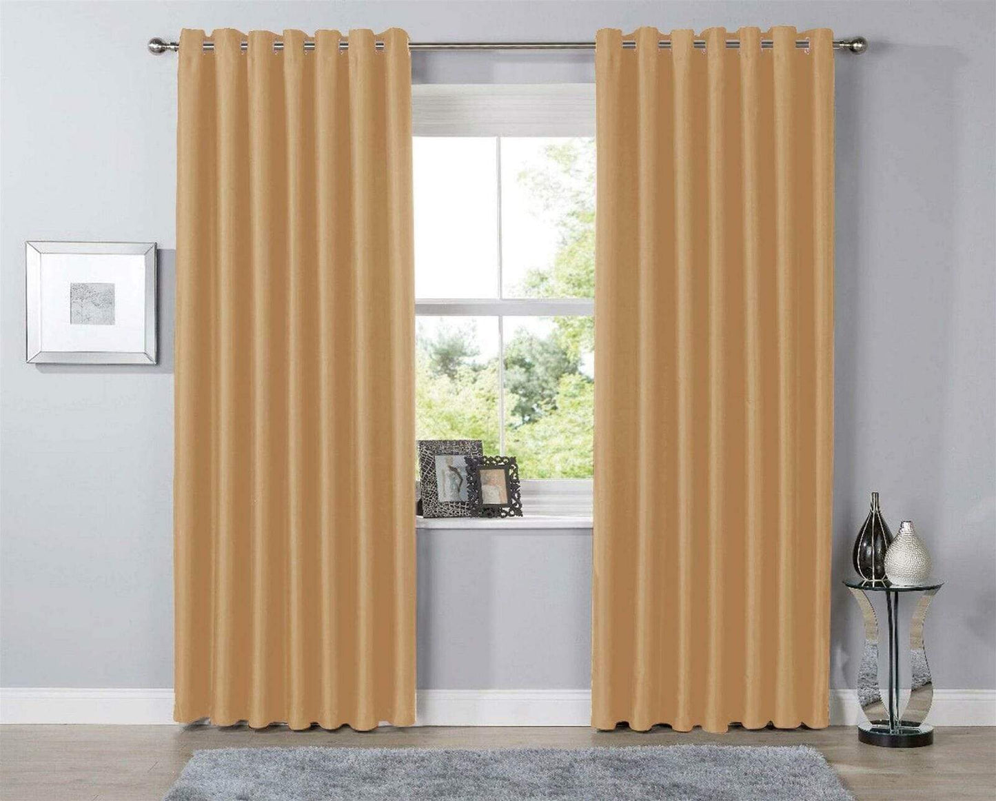 OLIVIA ROCCO Thermal Blackout Curtains For Room Darkening Panels 12 Colours Multiple Sizes