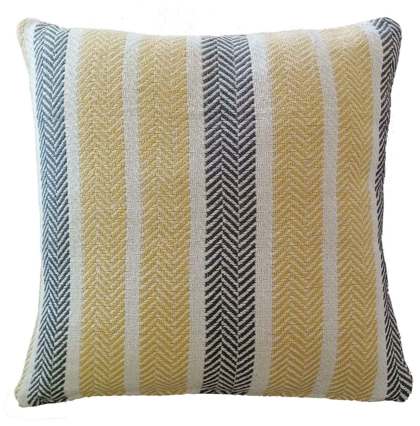 OLIVIA ROCCO Cushion Covers Striped Indian Cotton Indoor Outdoor With Discreet Zipper