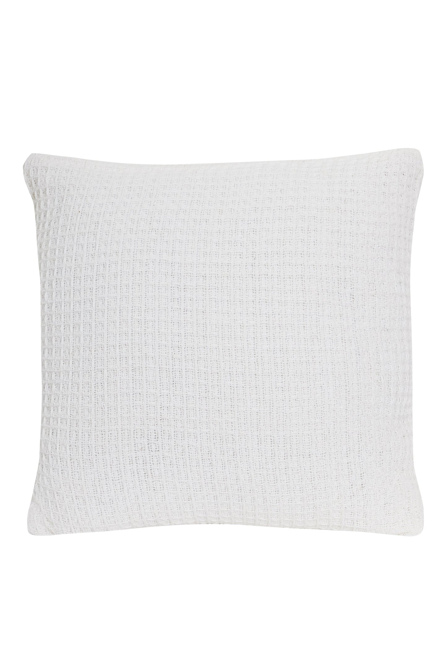 OLIVIA ROCCO Lisbon Pure Indian Cotton Handwoven Honeycomb Cushion Covers 17x17 and 24x24