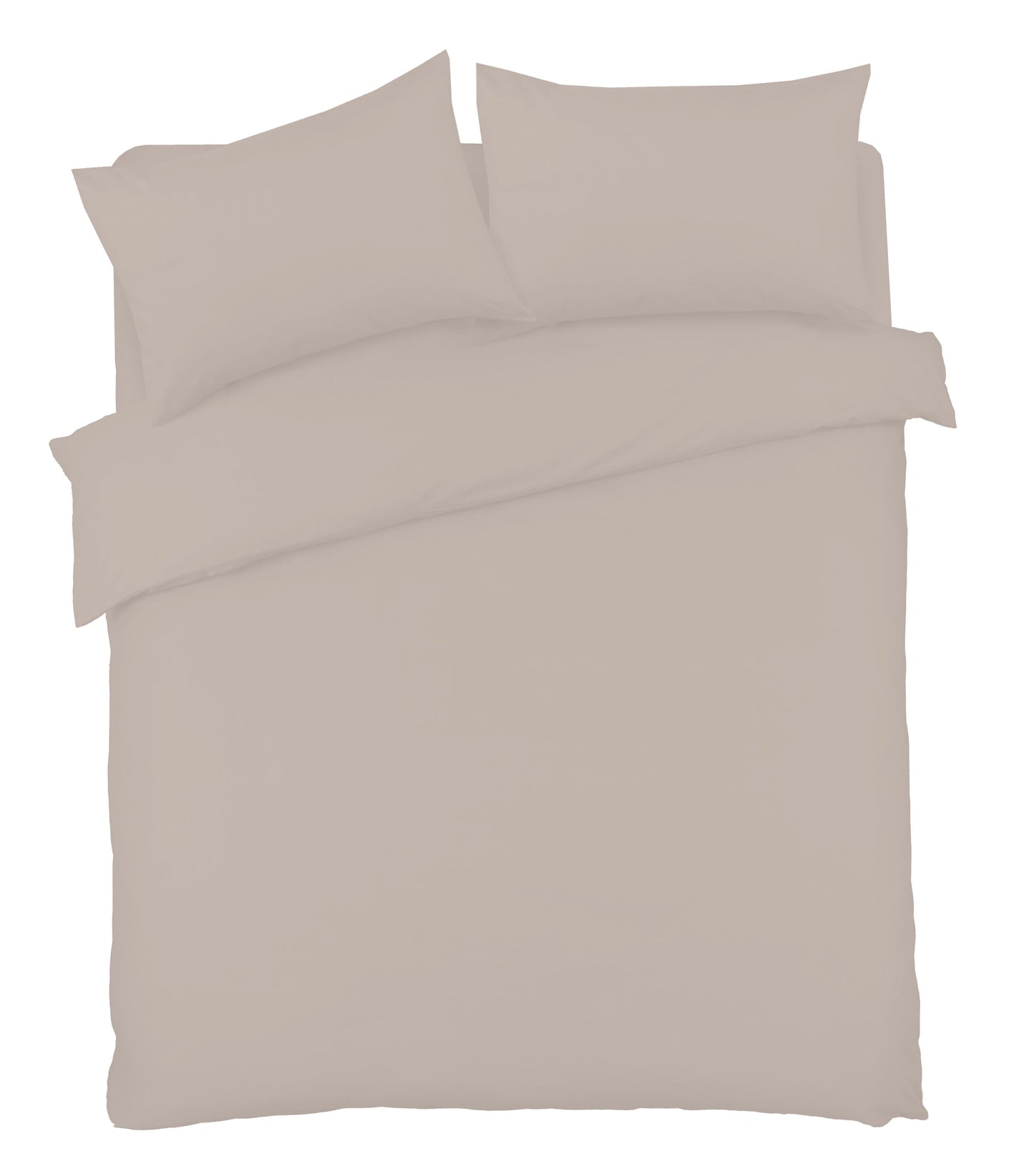 OLIVIA ROCCO Basics Luxury Cotton-Rich Duvet Set Soft Durable Bedding In Single Hotel-Quality Easy-Care Bedroom