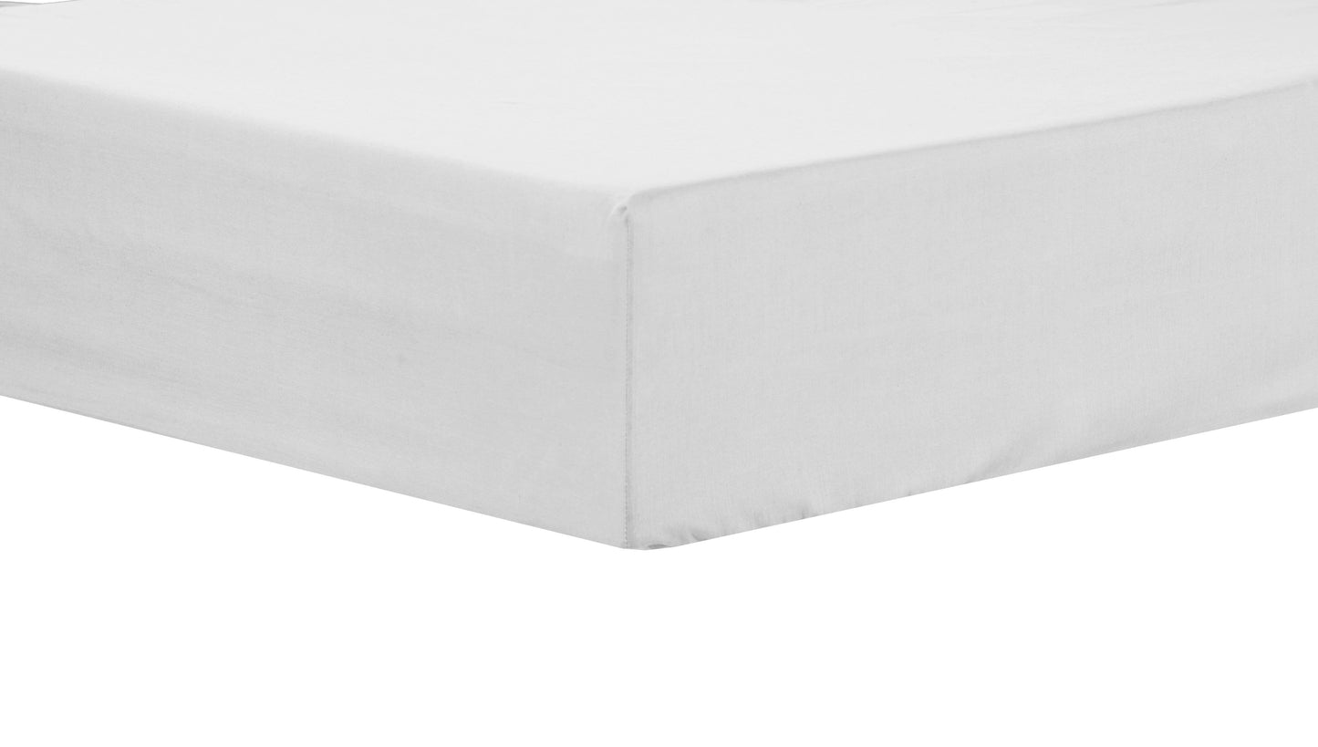 OLIVIA ROCCO Basics Fitted Sheet Indus Valley Cotton Linen Elasticated For Perfect Fit