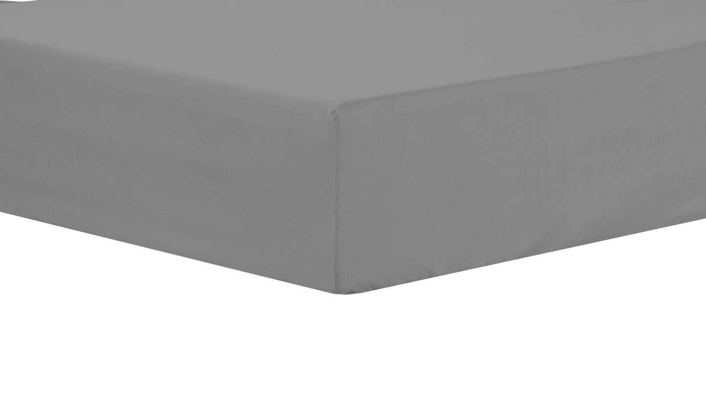OLIVIA ROCCO Basics Fitted Sheet Indus Valley Cotton Linen Elasticated For Perfect Fit
