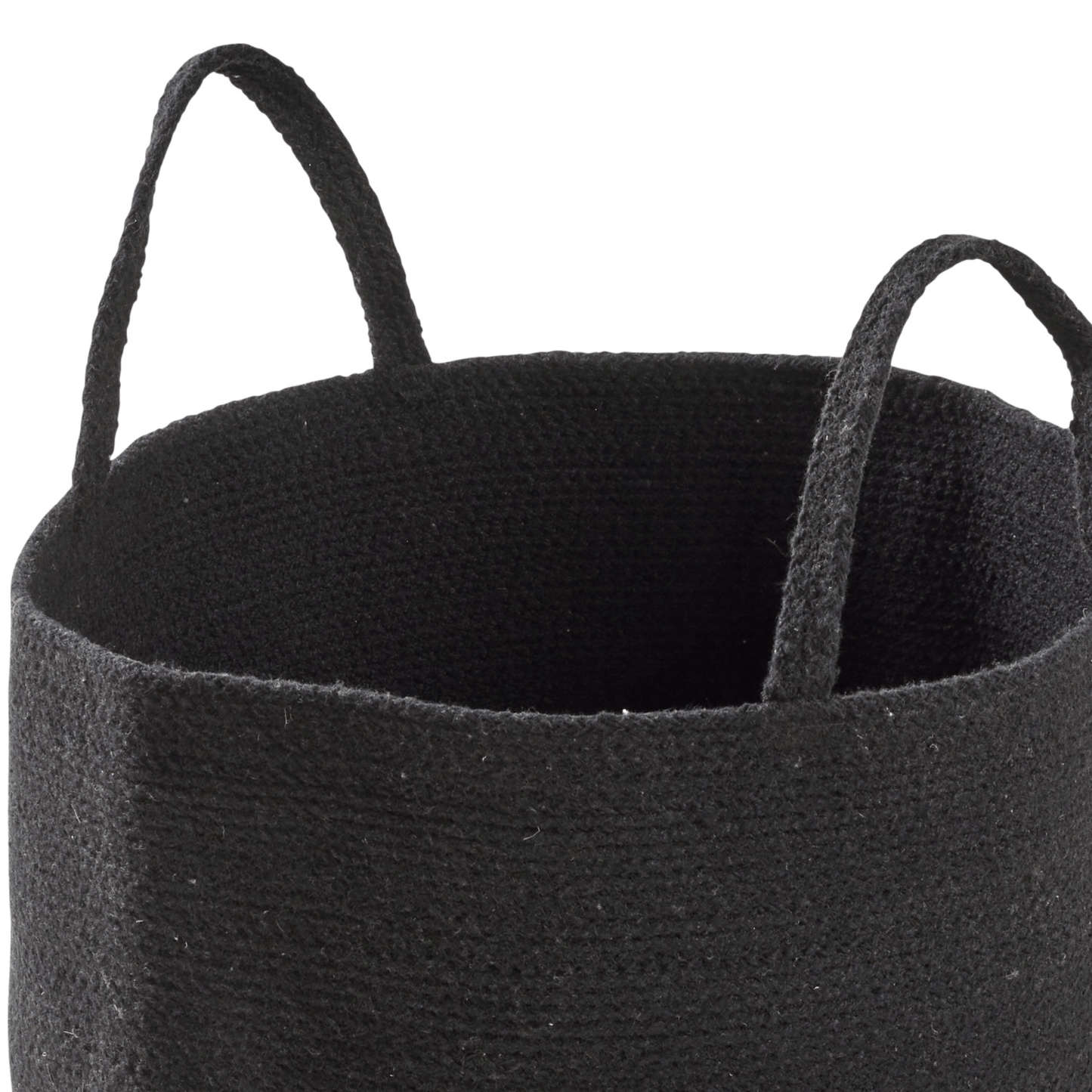 OLIVIA ROCCO Large Woven Cotton Laundry Basket With Handles Durable Rope Storage Bin