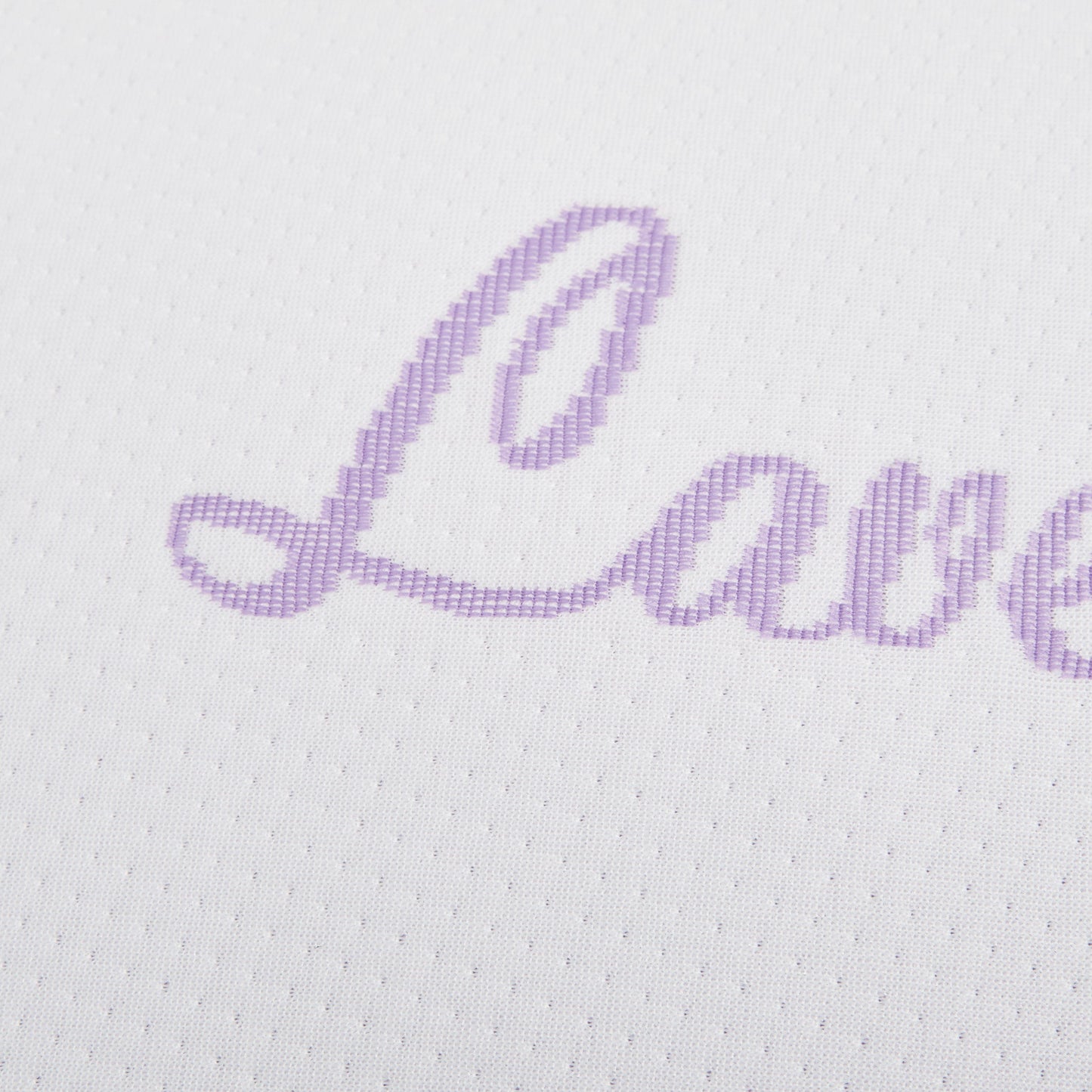 OLIVIA ROCCO Lavender Infused Microfibre Hotel Pillow Medium Support Hypoallergenic Side