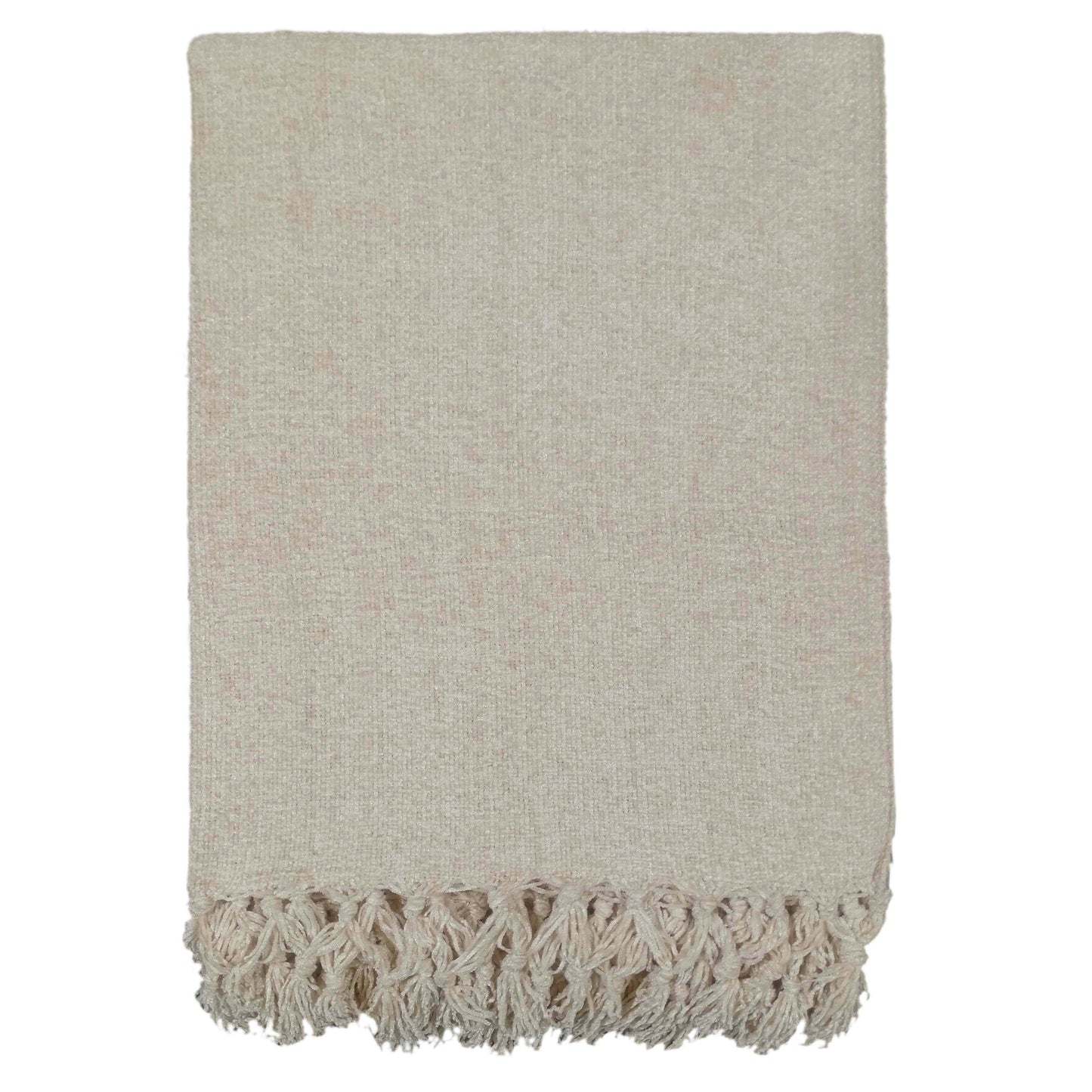 OLIVIA ROCCO Chenille Tassel Throw Blanket for Couch Sofa Chair Bed All-Season Cosy Sofa and Bedroom Layering