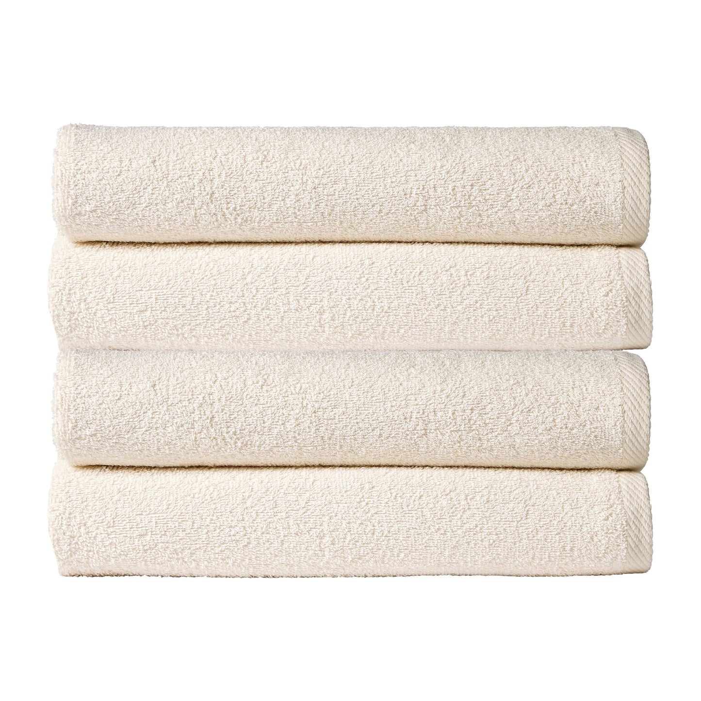OLIVIA ROCCO Pack Of 4 Large Quick-Drying Indus Valley Cotton Bath Sheets 80x140cm