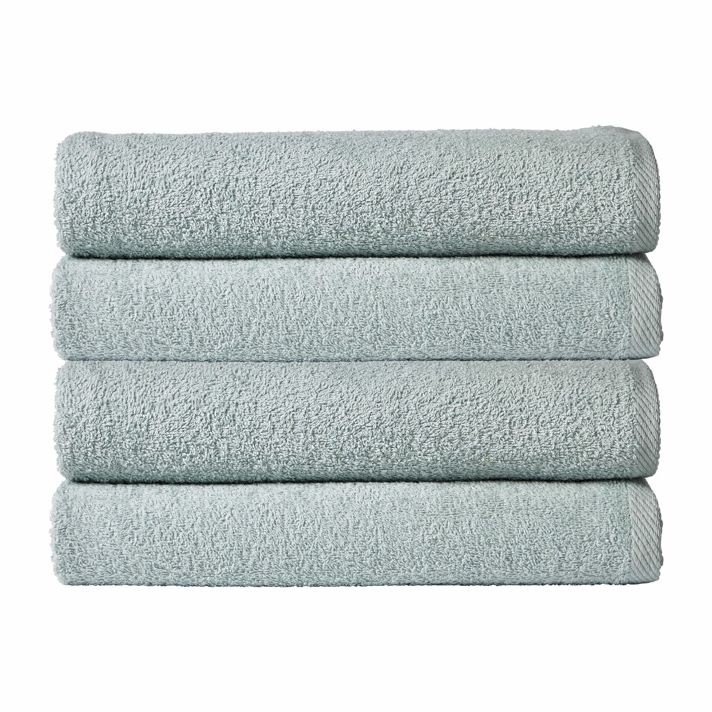 OLIVIA ROCCO Pack Of 4 Large Quick-Drying Indus Valley Cotton Bath Sheets 80x140cm