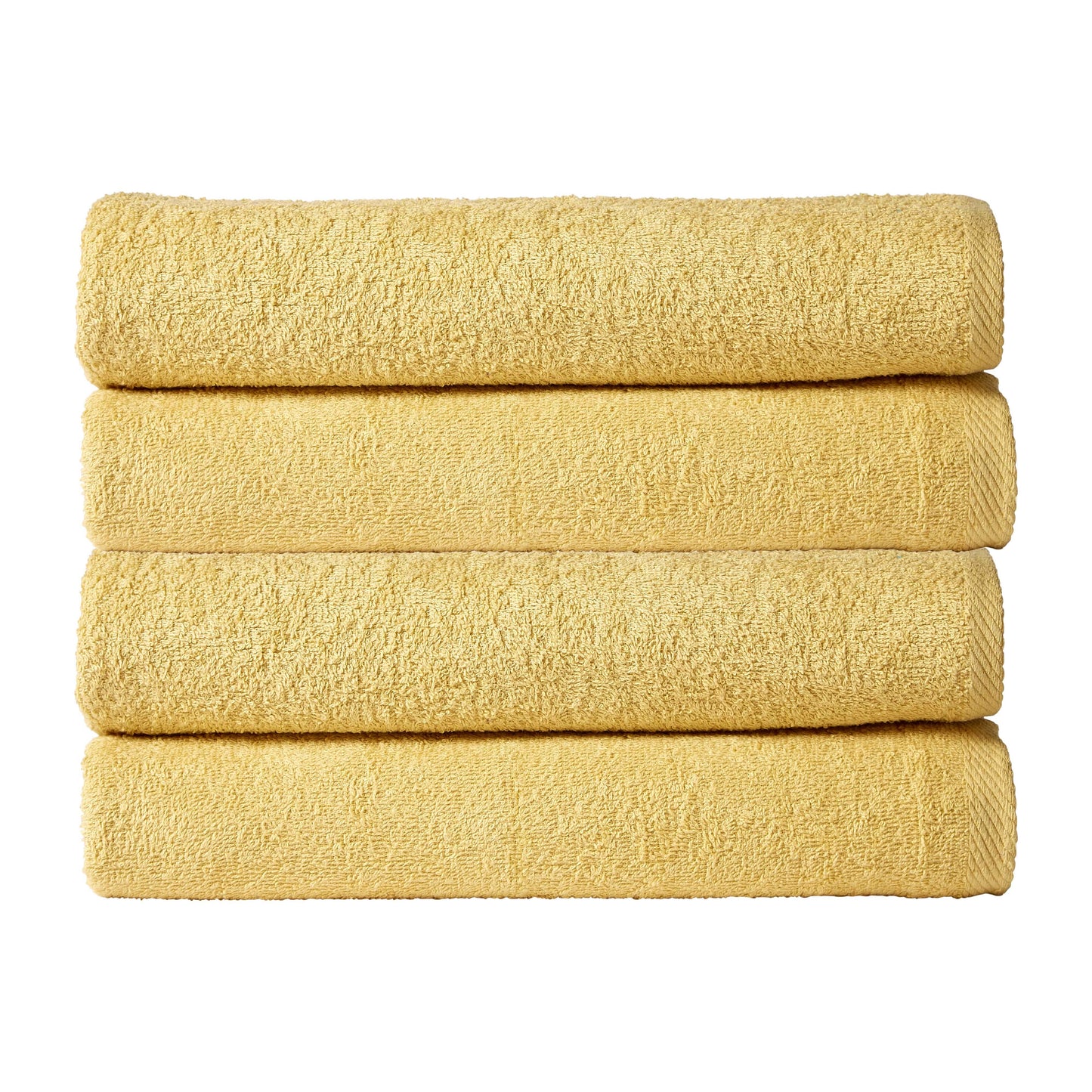 OLIVIA ROCCO Pack Of 4 Large Quick-Drying Indus Valley Cotton Bath Sheets 80x140cm
