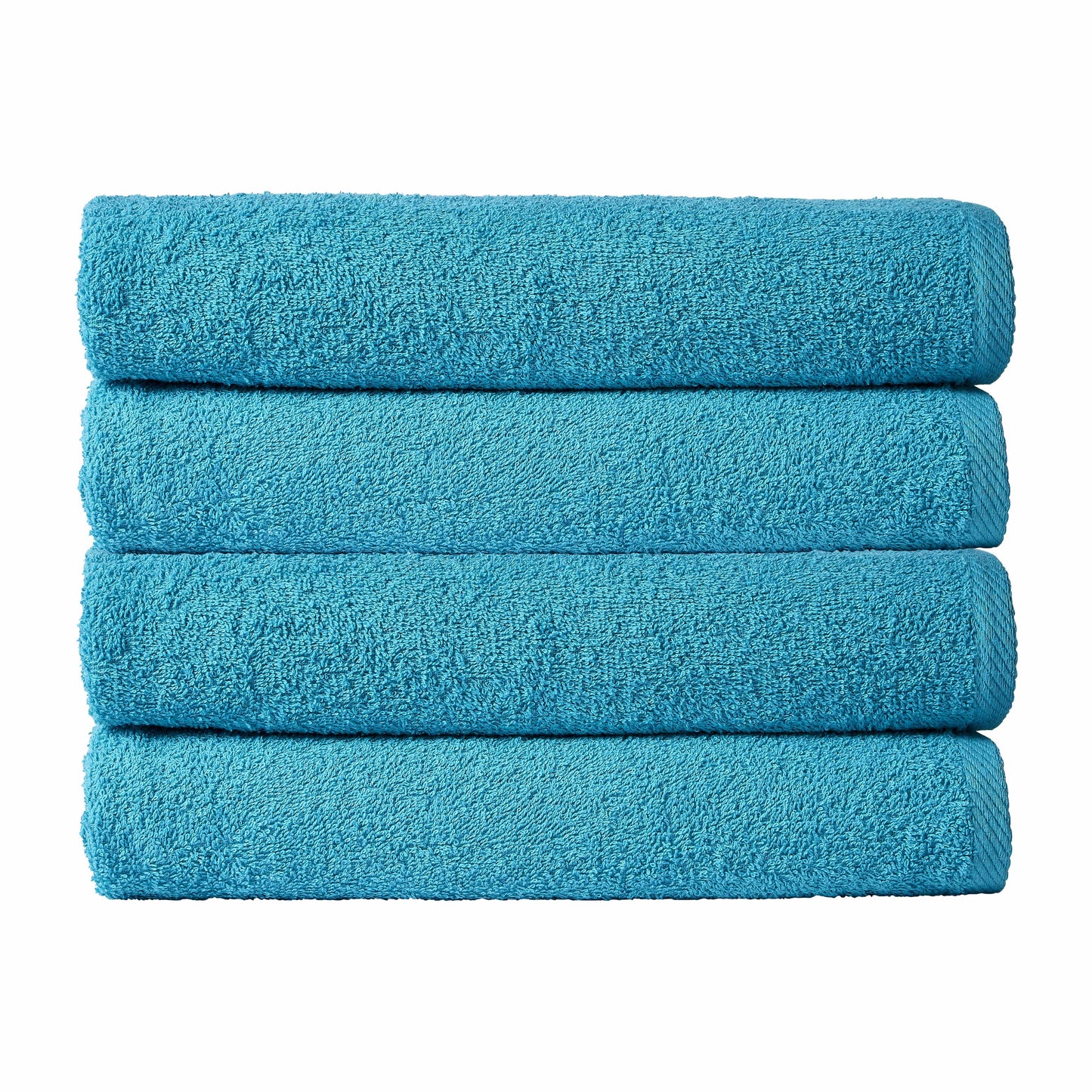 OLIVIA ROCCO Pack Of 4 Large Quick-Drying Indus Valley Cotton Bath Sheets 80x140cm