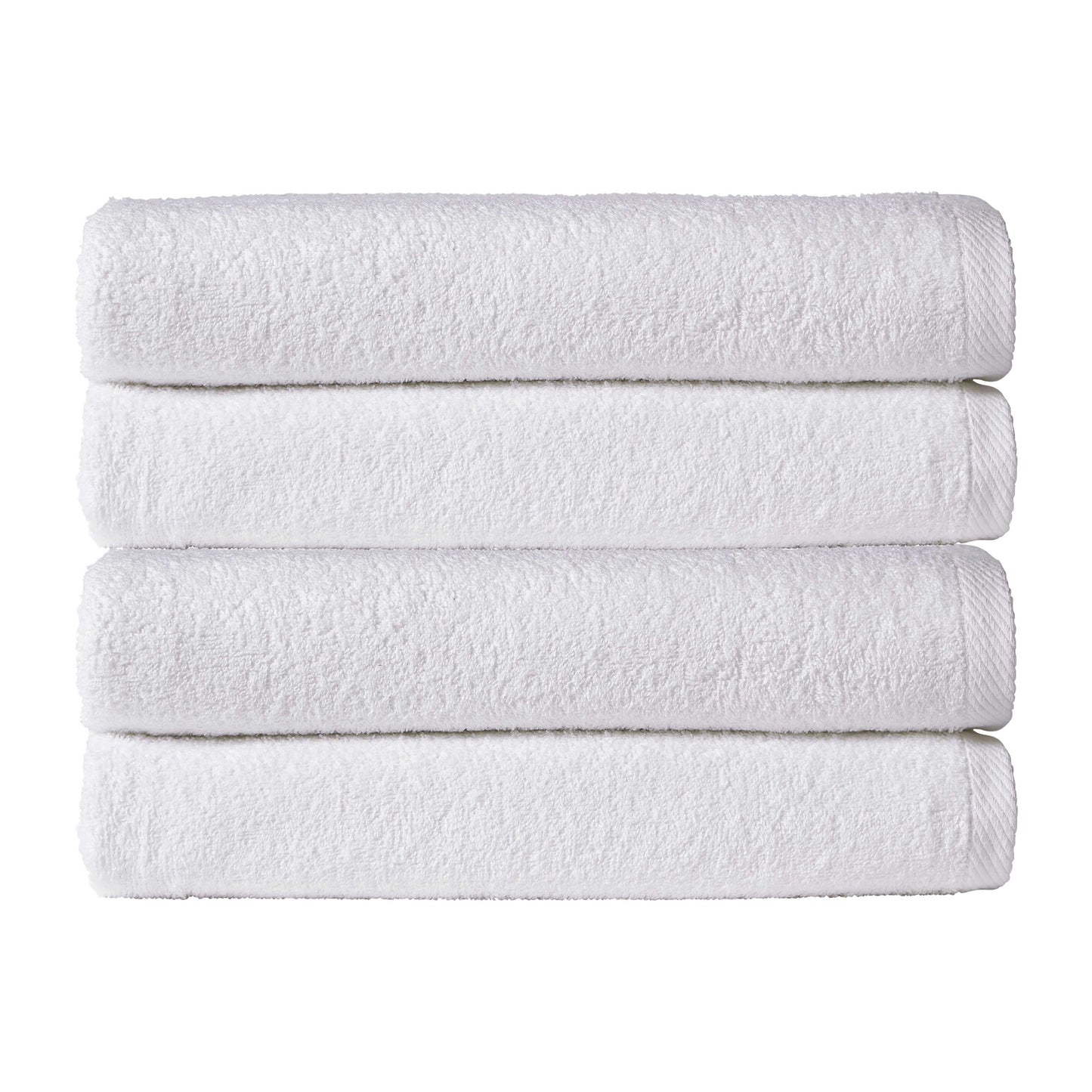 OLIVIA ROCCO Pack Of 4 Large Quick-Drying Indus Valley Cotton Bath Sheets 80x140cm