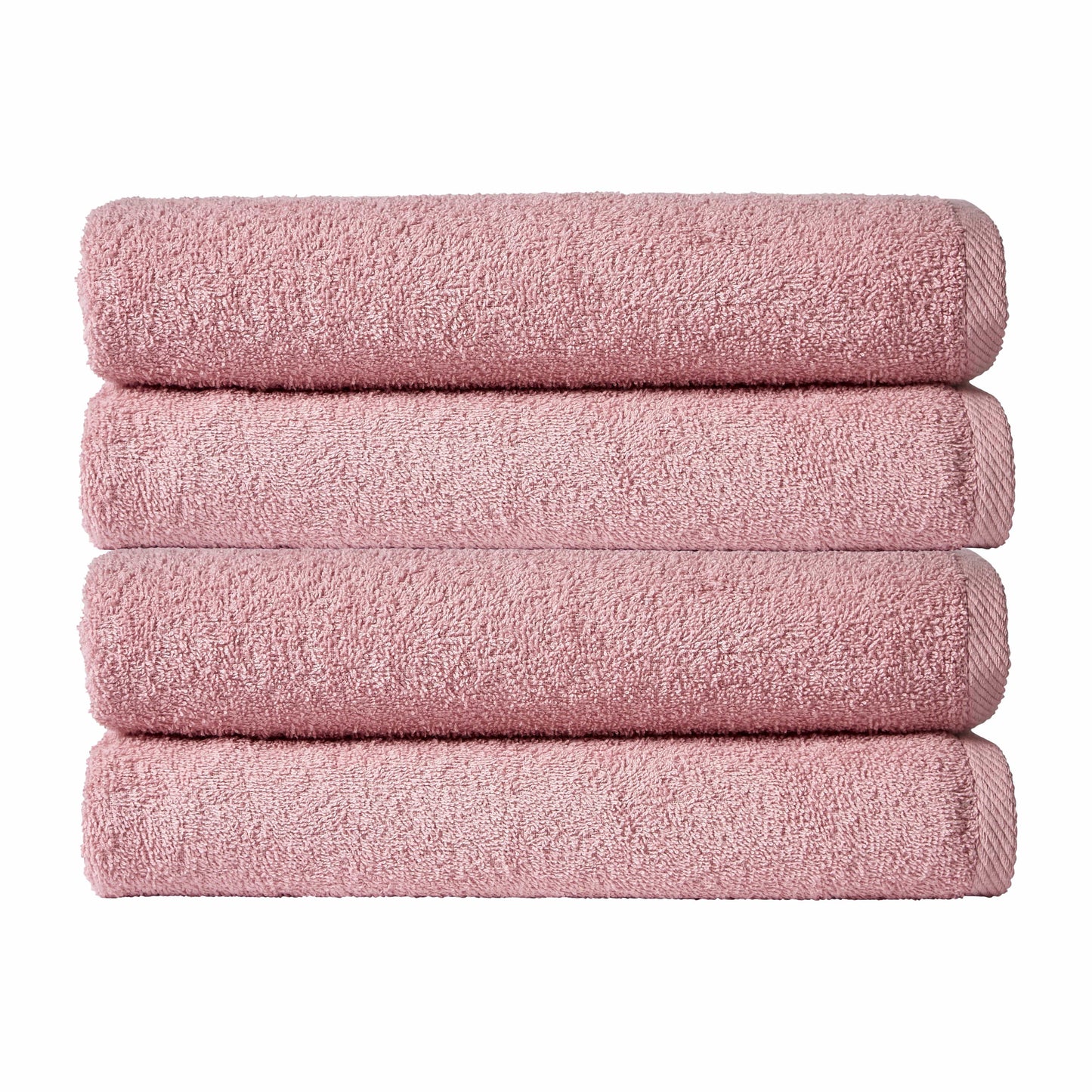 OLIVIA ROCCO Pack Of 4 Large Quick-Drying Indus Valley Cotton Bath Sheets 80x140cm