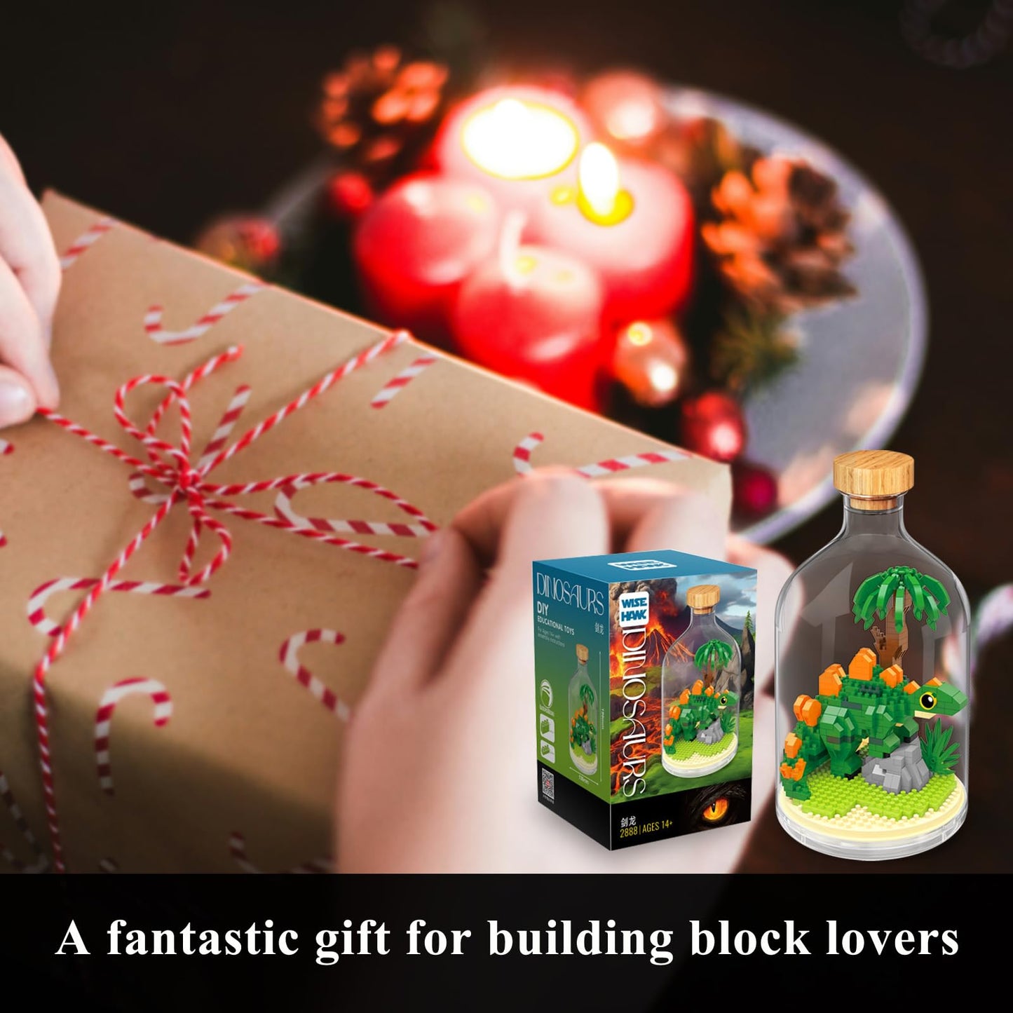 OLTLYUNH Creative Dinosaur Toy Building Set – Mini Animal Friends for Play, Gifting & Decor