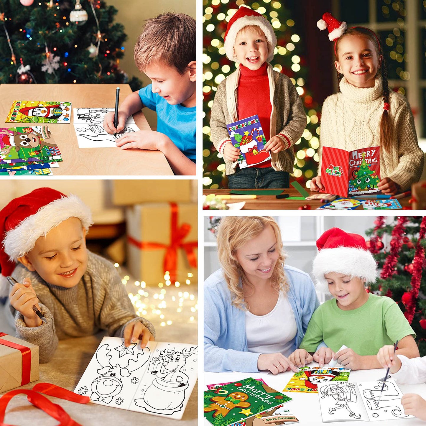 Omgouue 32-Piece Christmas Coloring Books for Kids – 5x7 Inch Holiday Coloring Set