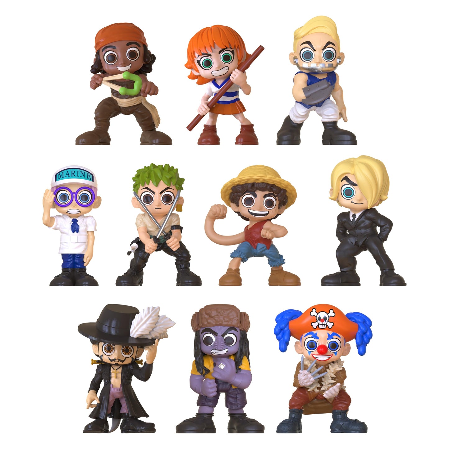 One Piece Mini Figures – Series 1 Collectible Figures by PhatMojo