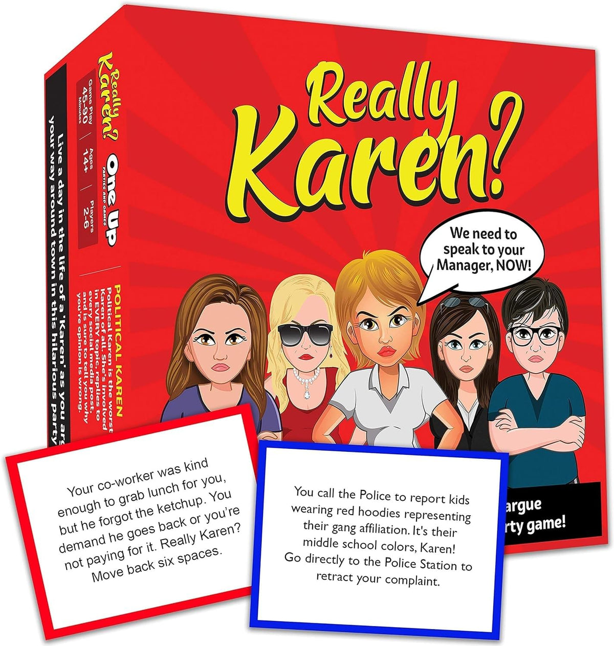 Really Karen? Board Game by One Up Parties and Games – Hilarious Party Night (Ages 14+)