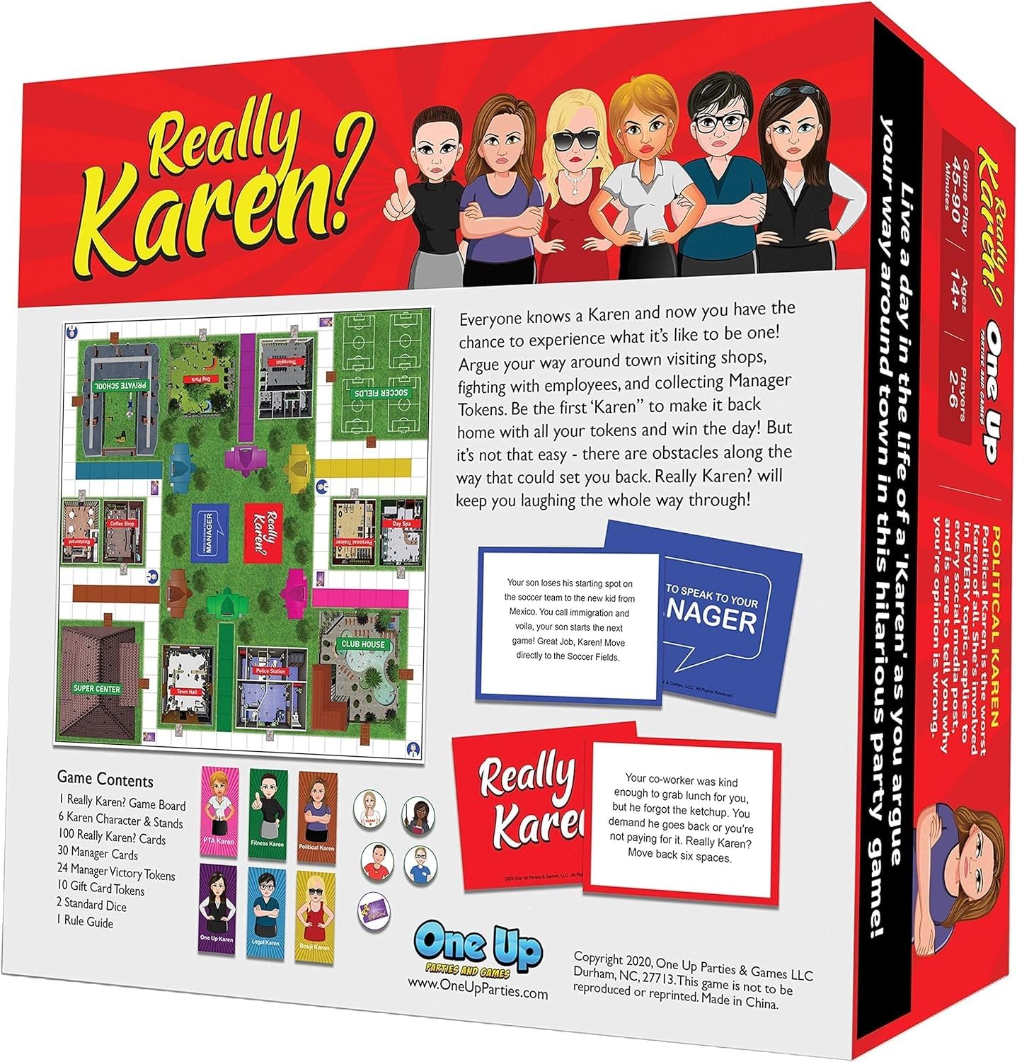 Really Karen? Board Game by One Up Parties and Games – Hilarious Party Night (Ages 14+)