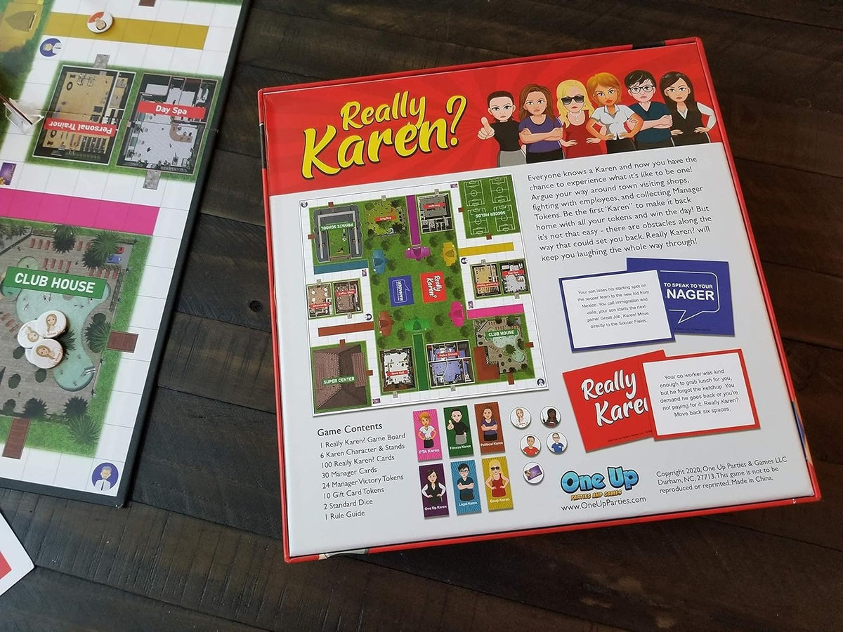 Really Karen? Board Game by One Up Parties and Games – Hilarious Party Night (Ages 14+)