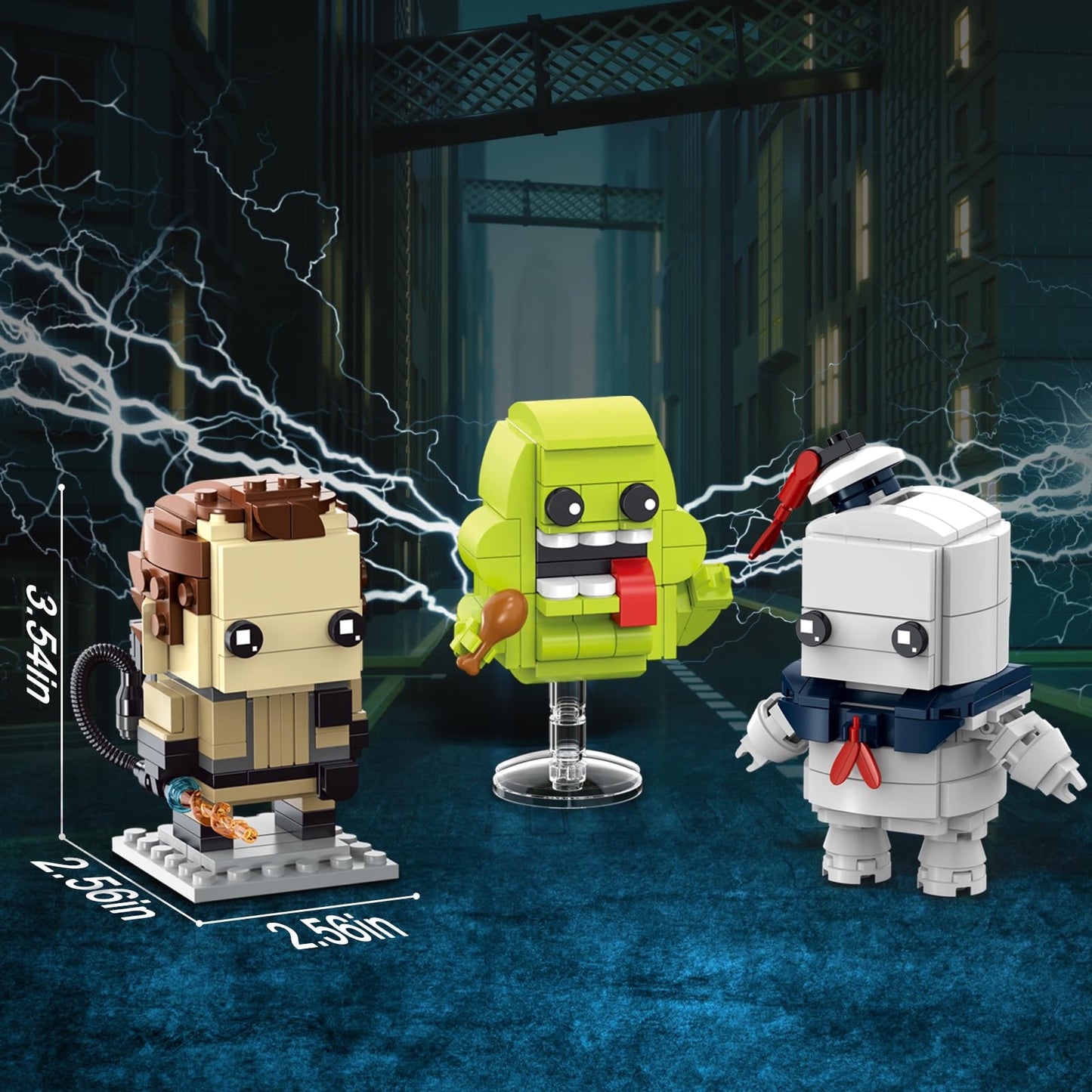 onederbkk Halloween Ghost Action Figure Building Set – LEGO Compatible for Adults | Holiday Decor & Gift
