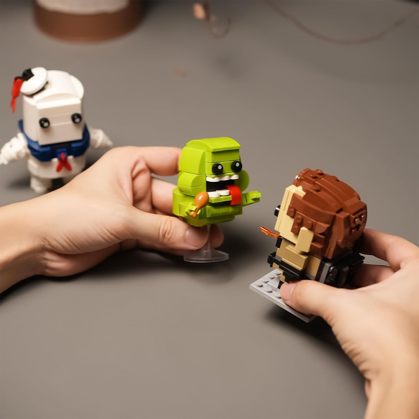 onederbkk Halloween Ghost Action Figure Building Set – LEGO Compatible for Adults | Holiday Decor & Gift