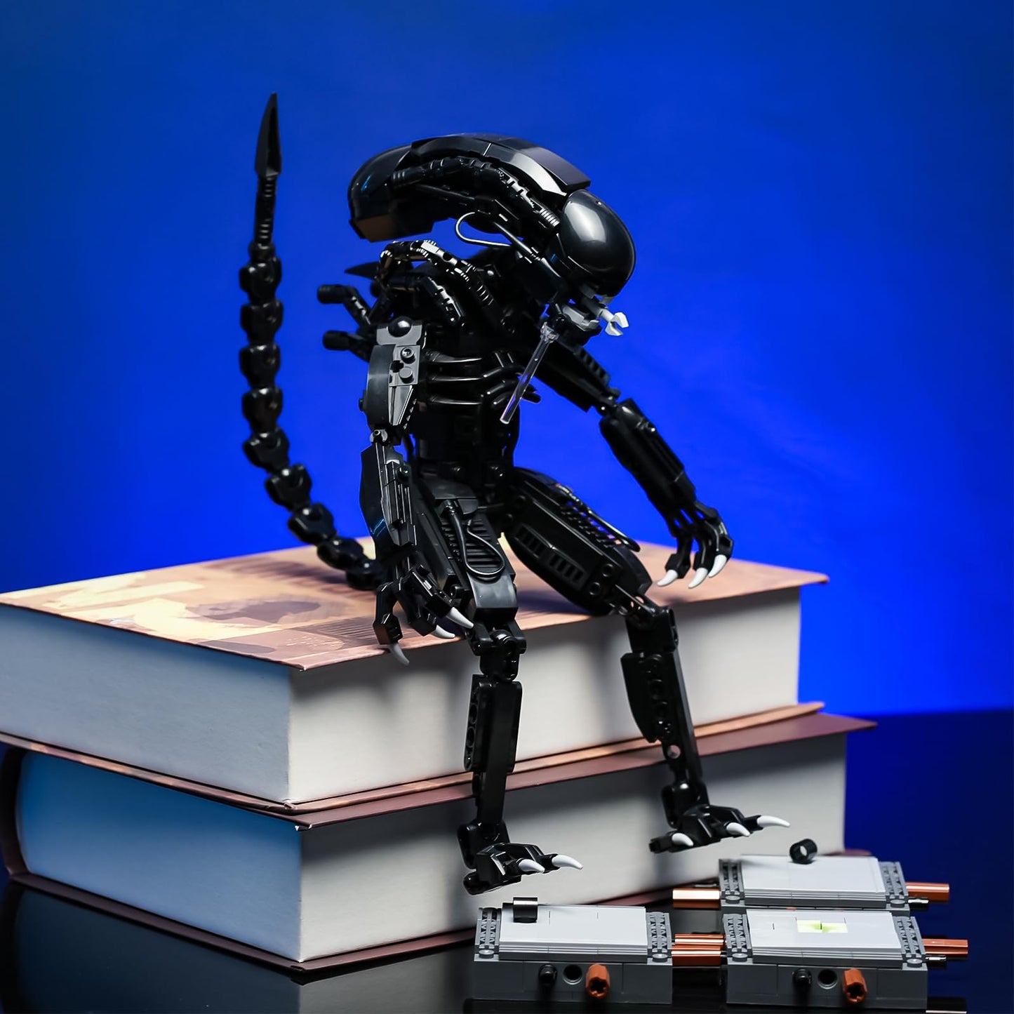 onederbkk Xenomorph Building Kit – 616-Piece LEGO-Compatible Figure for Adults & Teens