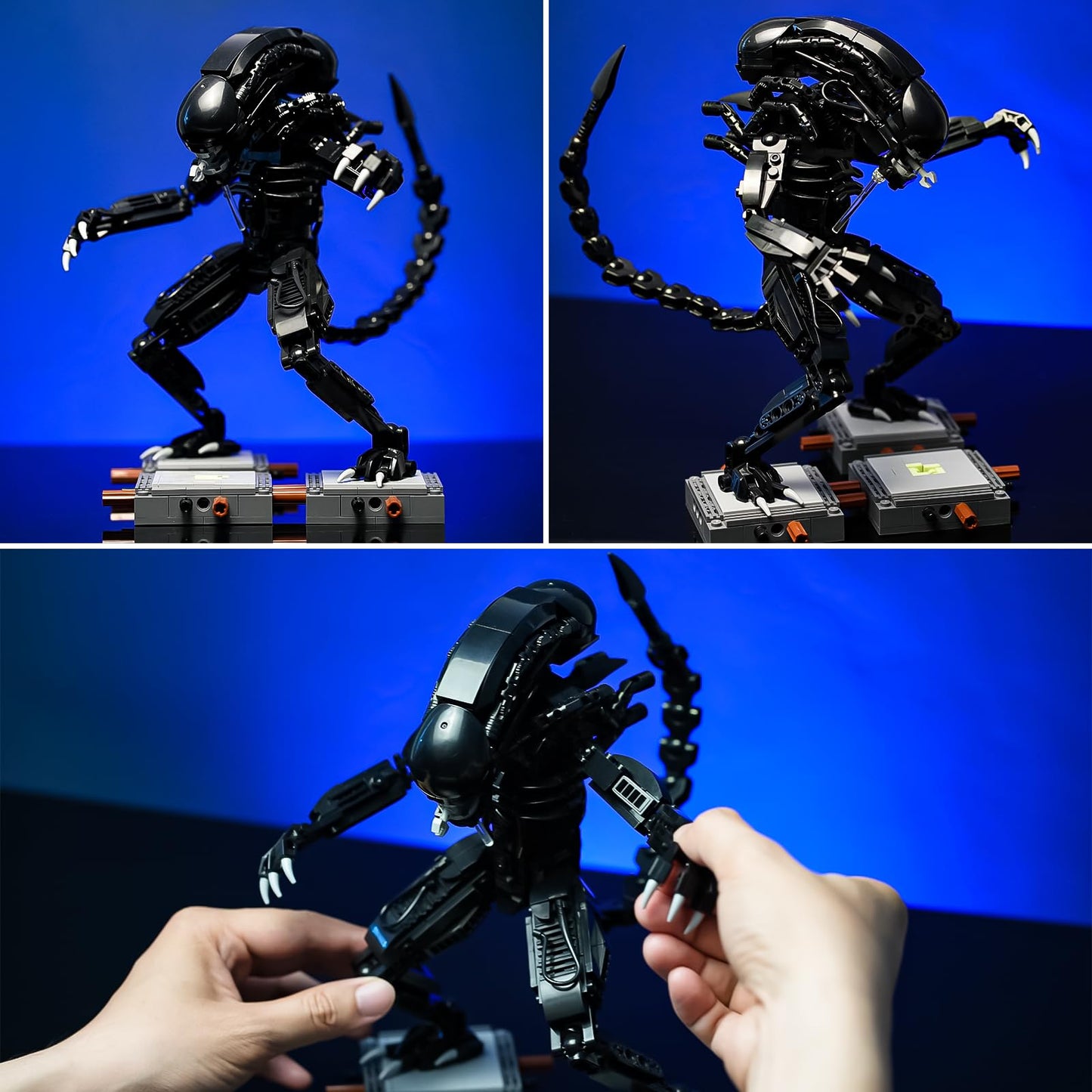 onederbkk Xenomorph Building Kit – 616-Piece LEGO-Compatible Figure for Adults & Teens