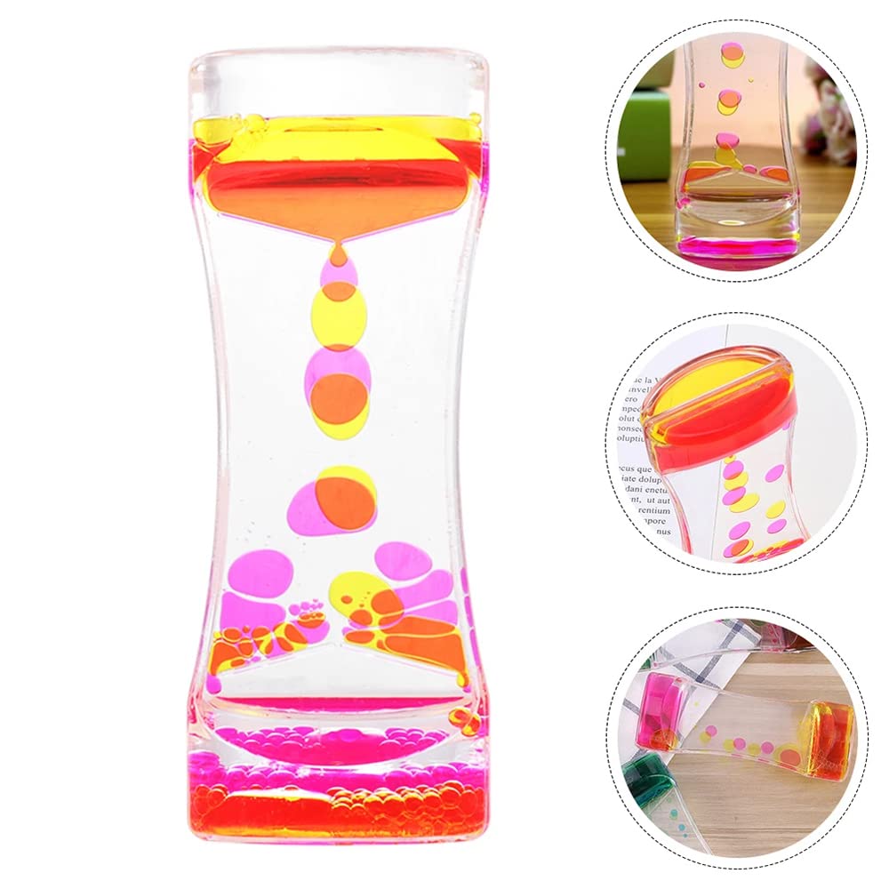 Oneshow Liquid Motion Bubbler Timers – Colorful Oil Hourglass Fidget Toys (3 Pack)