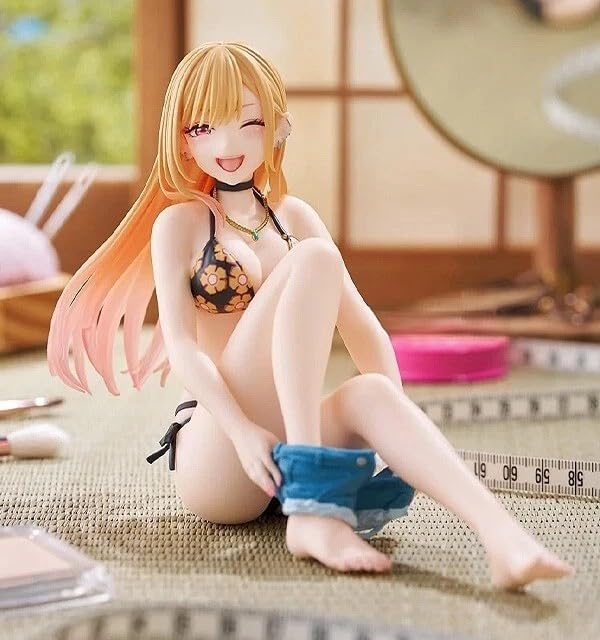 ONLY FROM JAPAN Marin Kitagawa Measuring Swimsuit Figurine – 6-Inch ABS/PVC with Stand