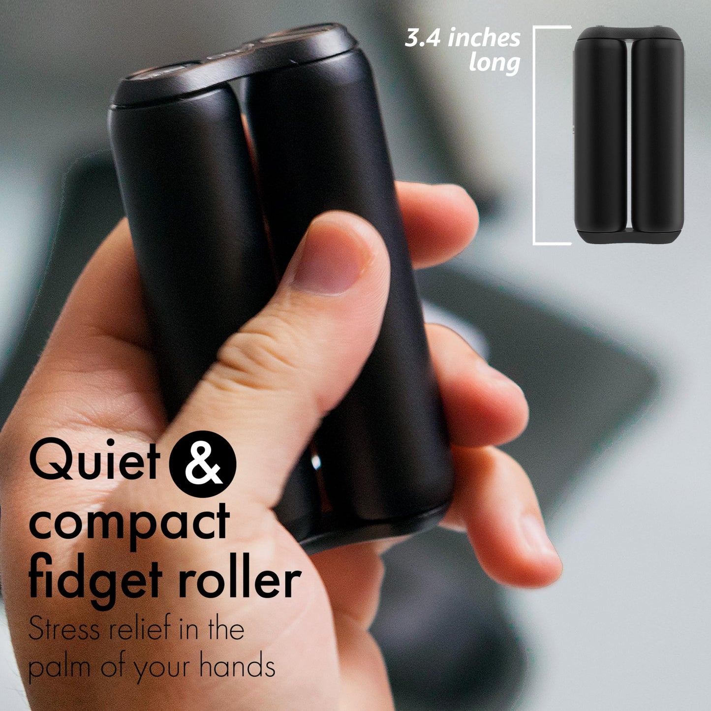 ONO Roller - Handheld Fidget Toy for Adults | Stress Relief, Focus & Portable Aluminum Design