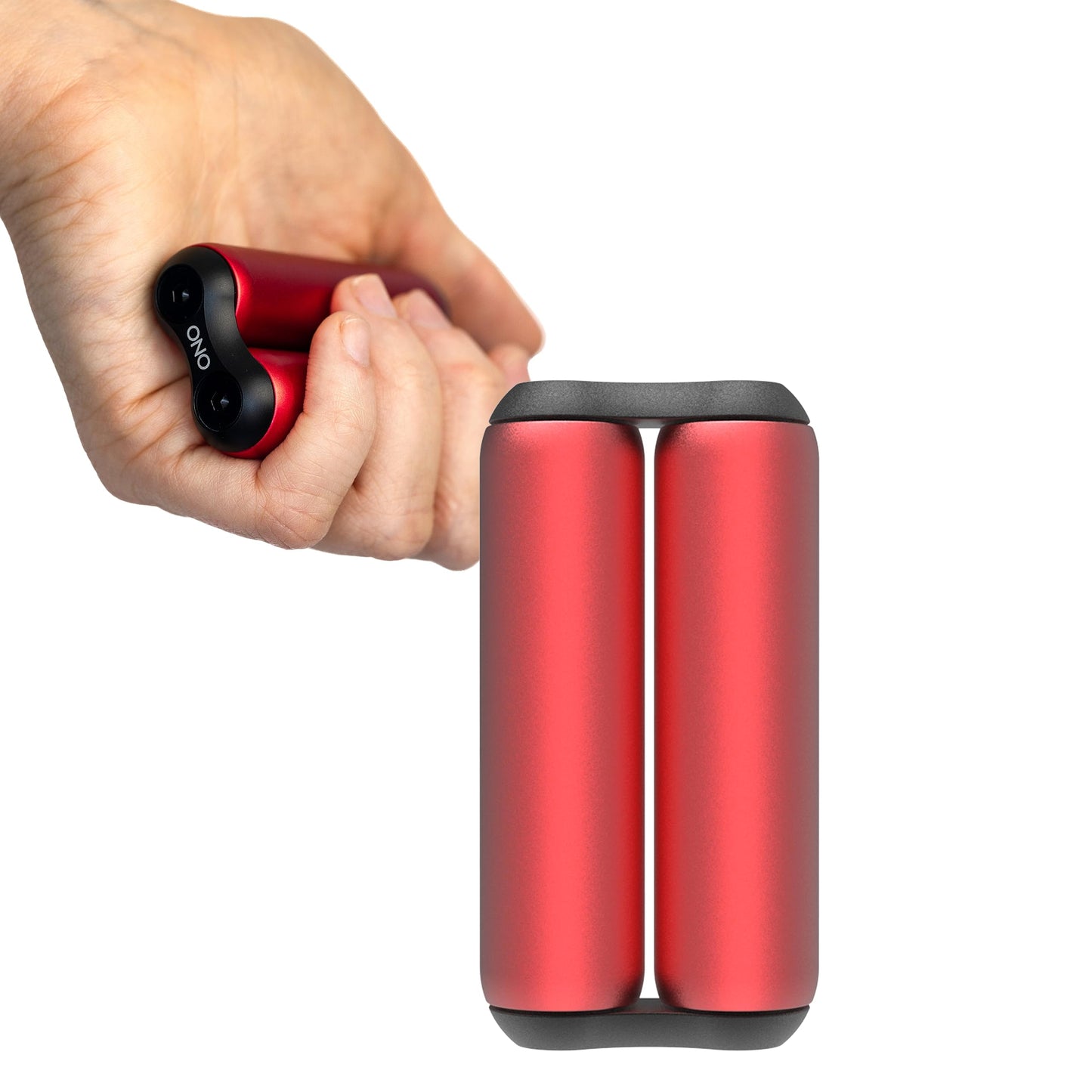 ONO Roller - Compact Aluminum Fidget Toy for Stress Relief, Focus, and Portability | Red Junior Size