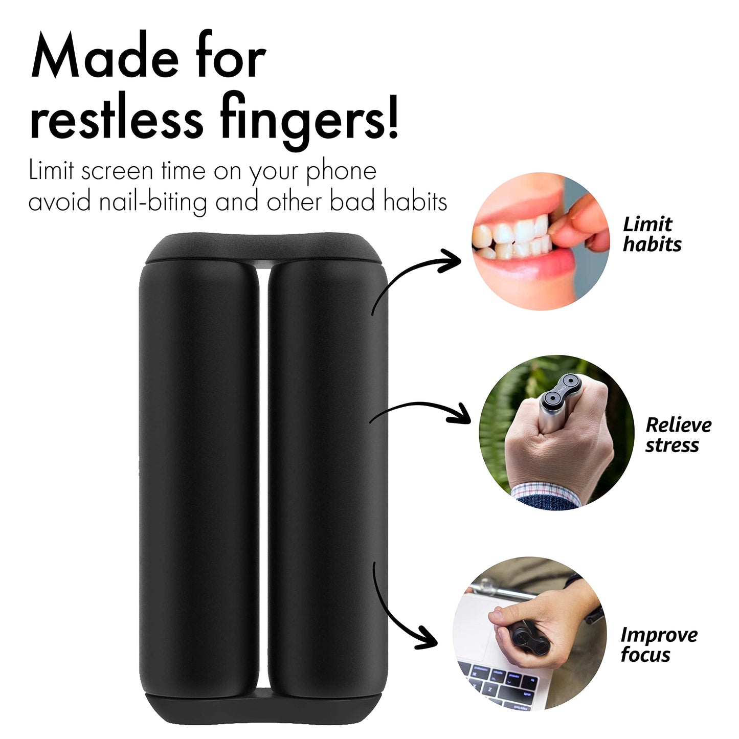 ONO Roller - Handheld Fidget Toy for Adults | Stress Relief, Focus & Portable Aluminum Design