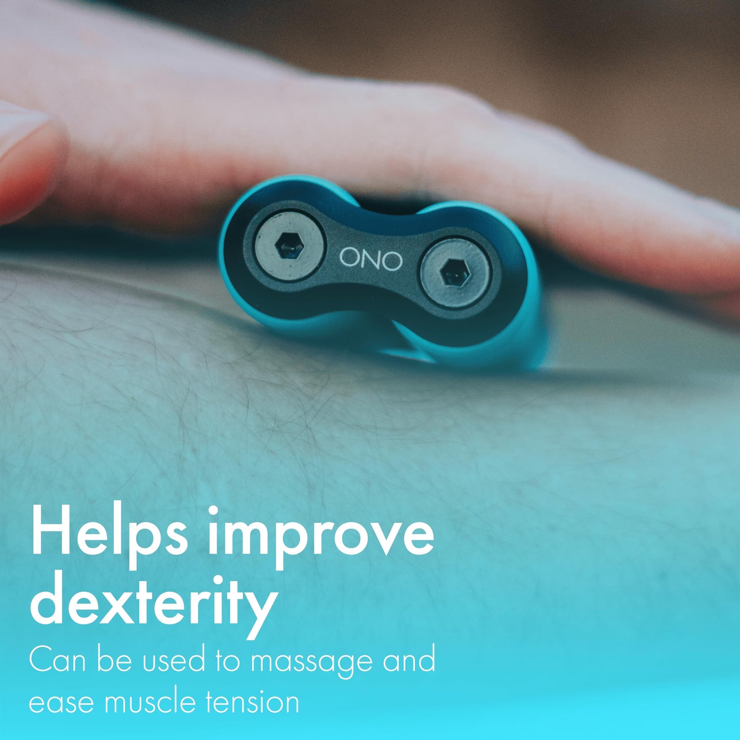 ONO Roller - Handheld Fidget Toy for Adults | Stress Relief, Focus, Teal
