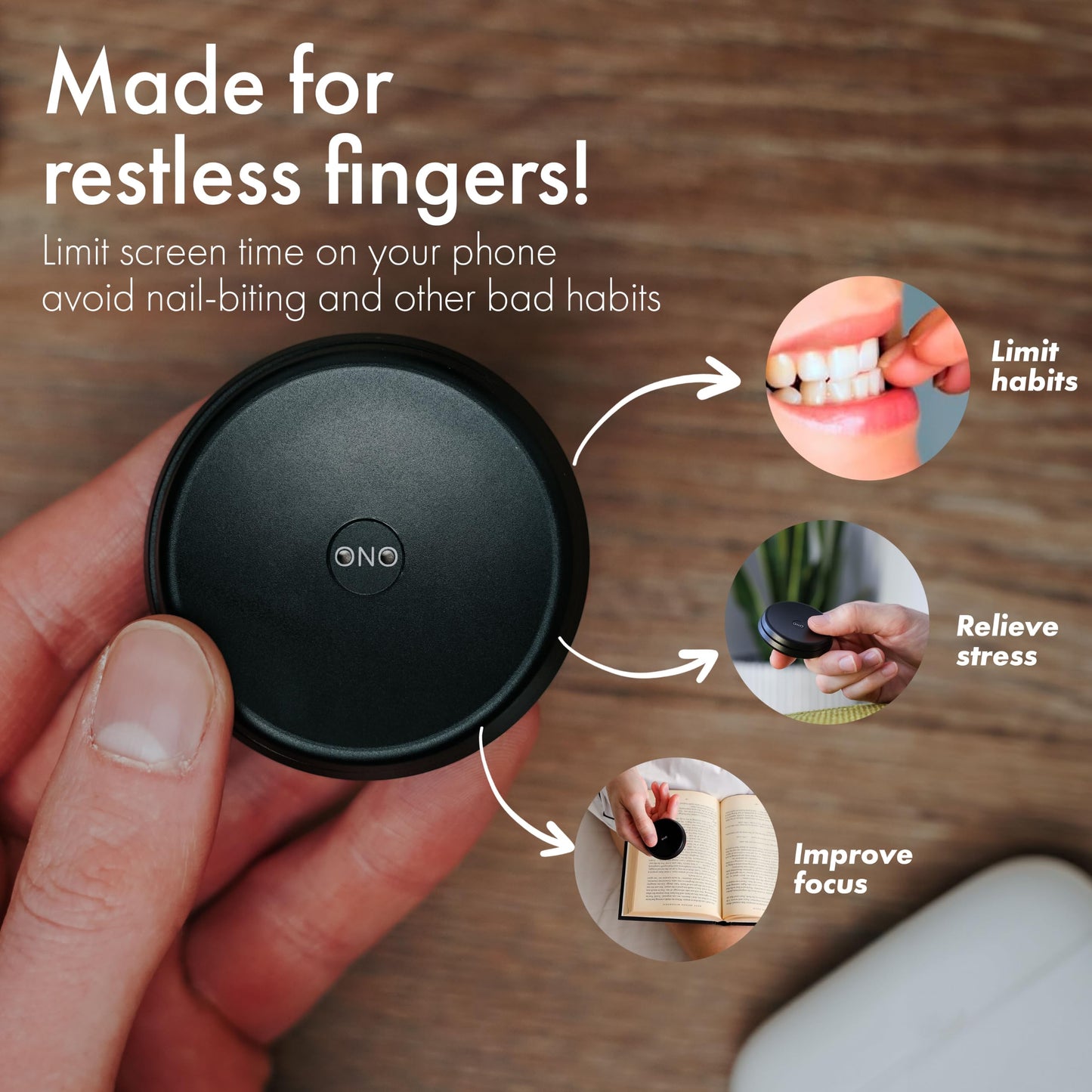 ONO Slider: Handheld Fidget Toy for Focus and Calm