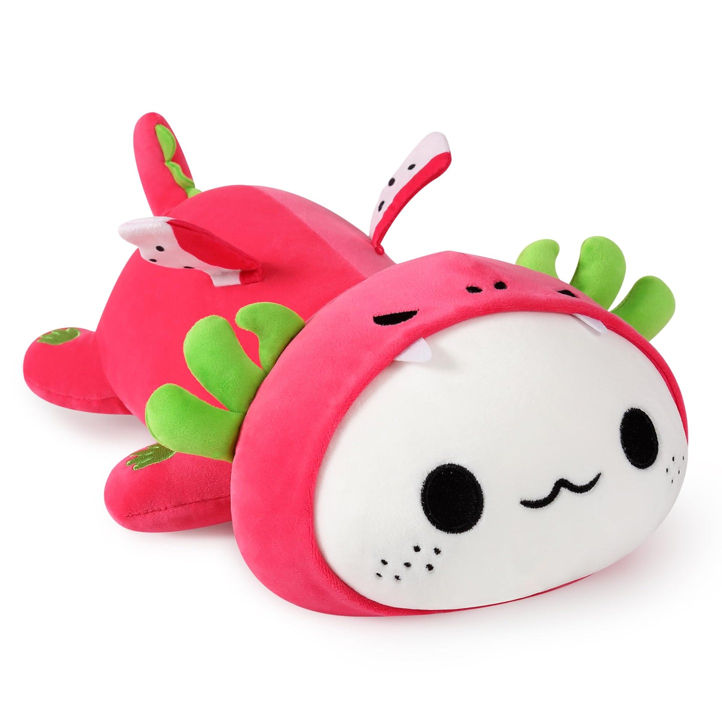 Onsoyours Axolotl Dragon Fruit Plush Pillow - 13in Soft Cute Plush Toy