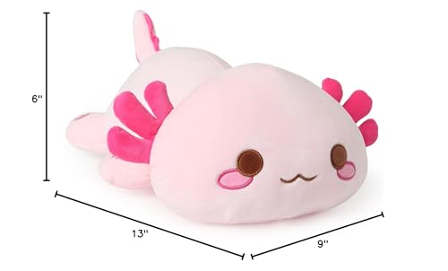 Onsoyours Cute Axolotl Plush - 13" Soft Kawaii Plush Pillow for Kids
